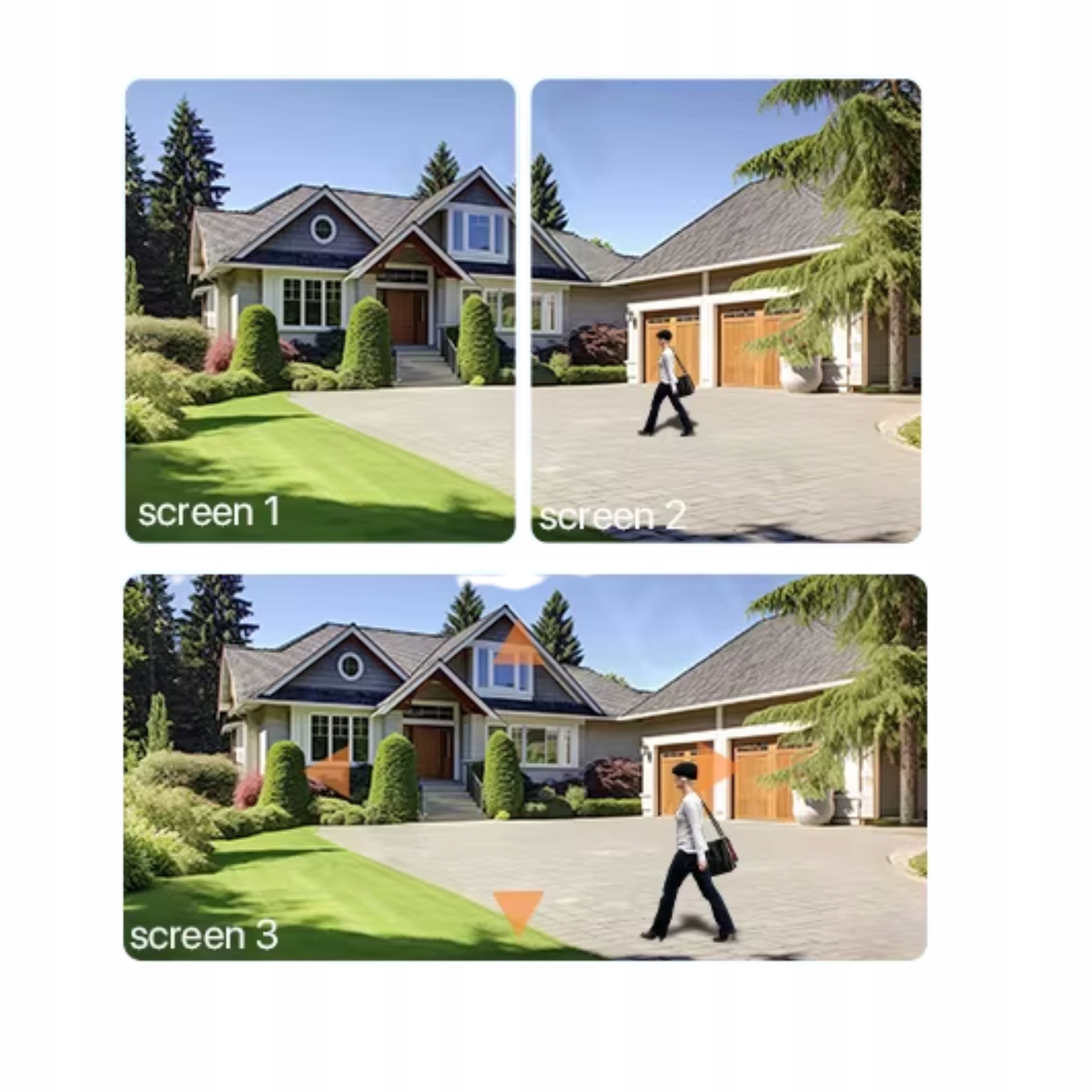 Kamera zewnętrzna WiFi 15MP 4 obiektywy 4 zoom Auto Track PTZ IP66 MIKROFON