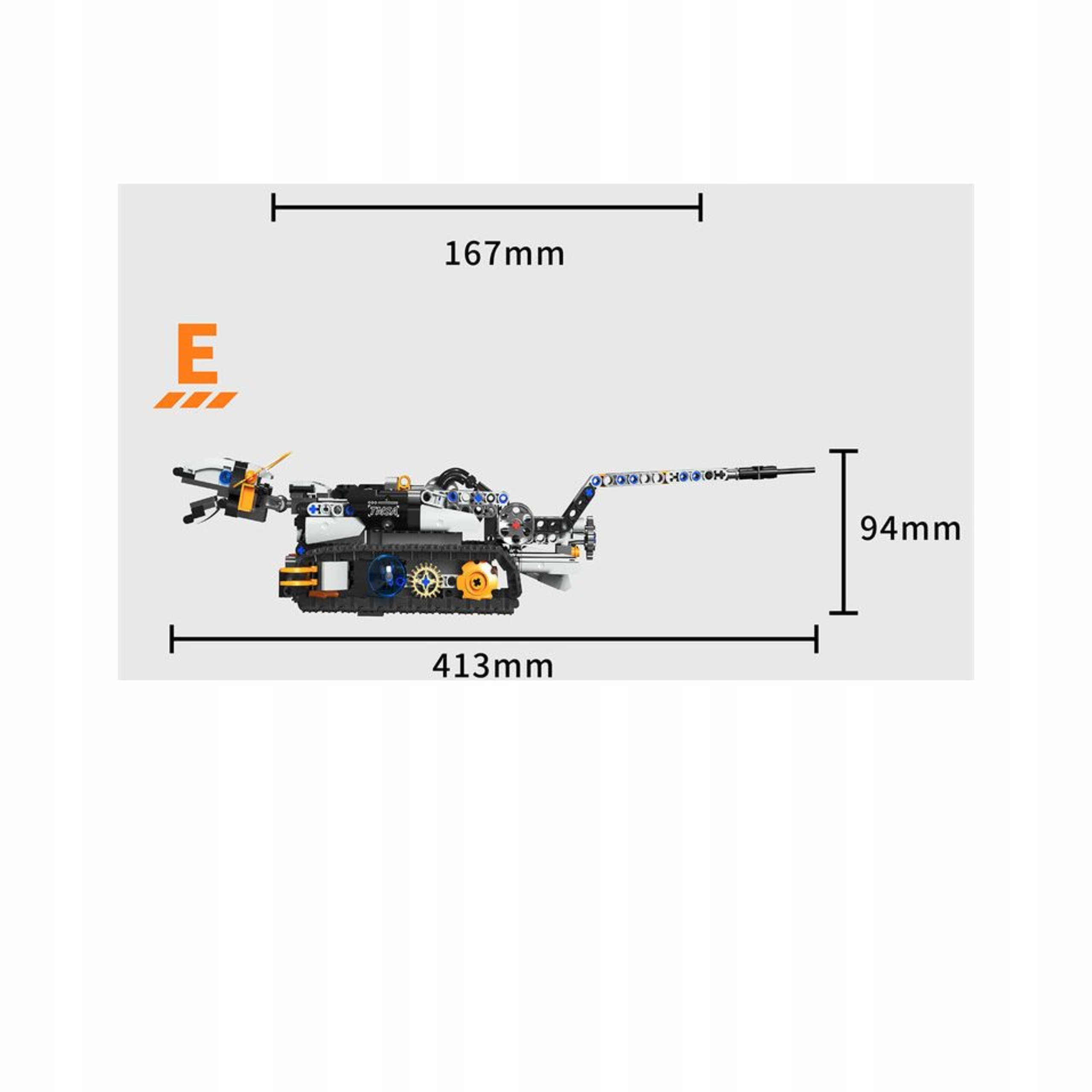 Klocki konstrukcyjne 5w1 Zdalnie sterowane Zestaw RC Robotów i Maszyn pilot