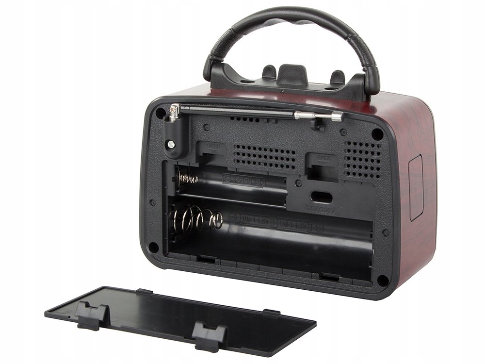 Stylowe radio kuchenne retro Bluetooth USB FM AM akumulator antena