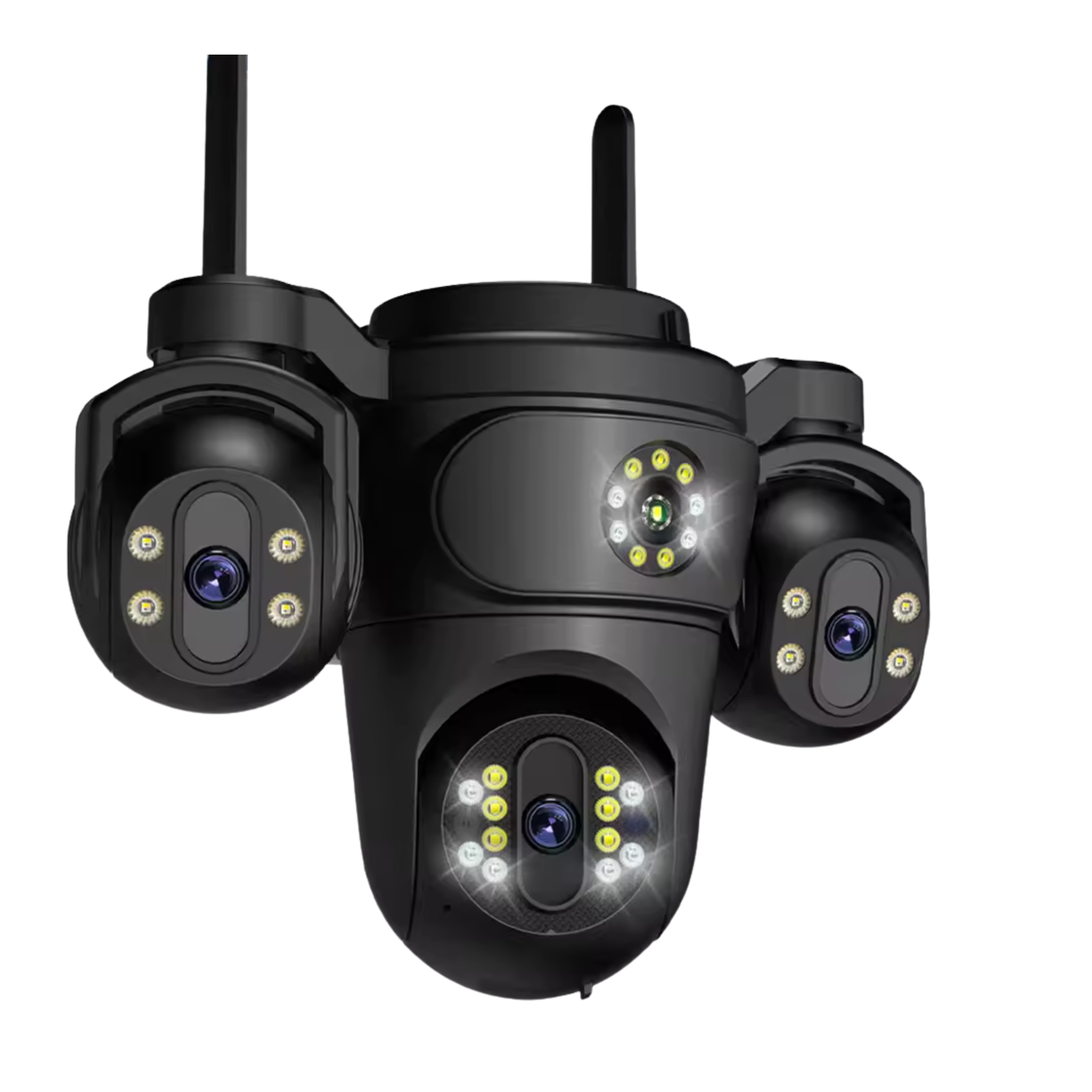 Kamera zewnętrzna WiFi 15MP 4 obiektywy 4 zoom Auto Track PTZ IP66 MIKROFON