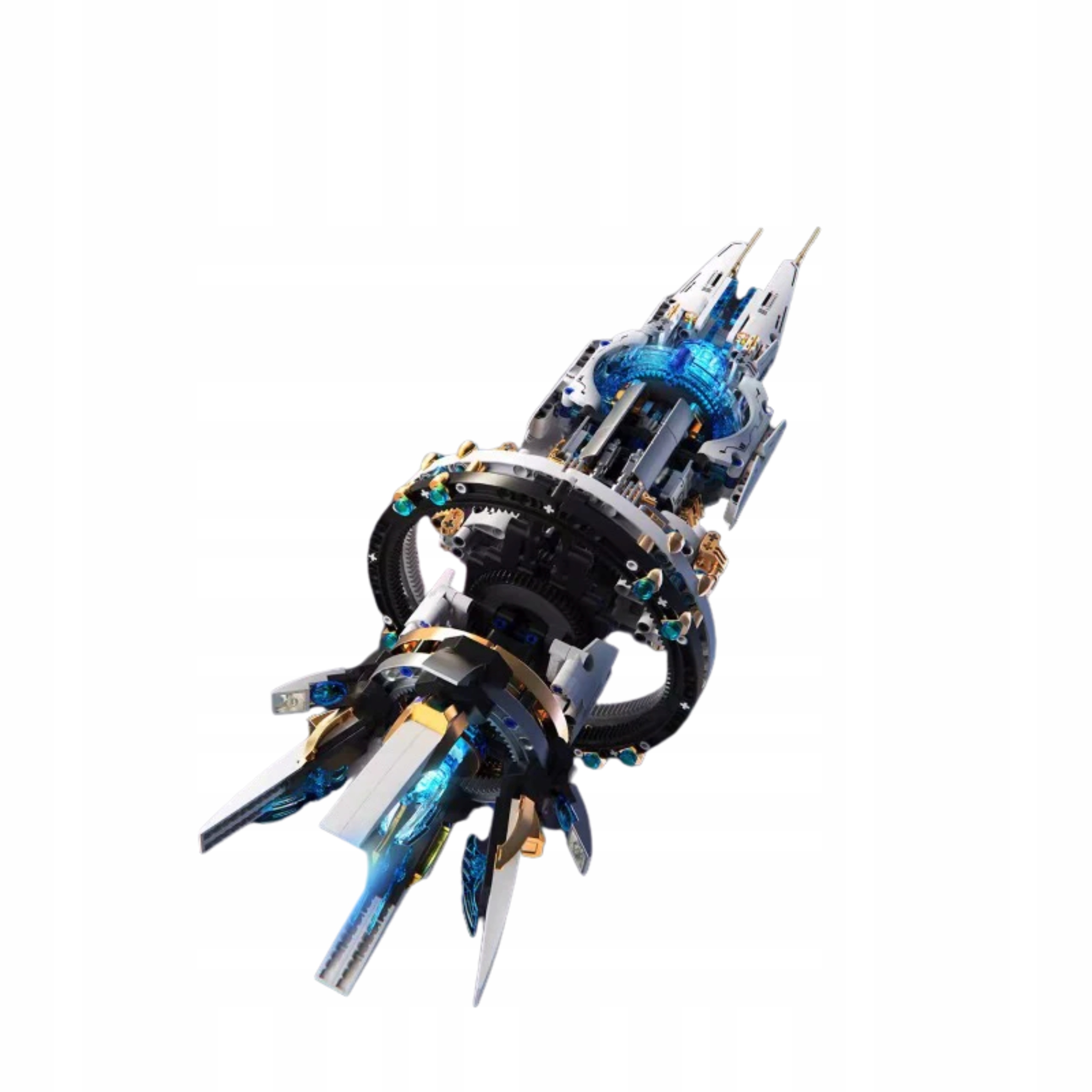 Klocki statek kosmiczny międzygwiezdny LED 1144el sci-fi ruchome części