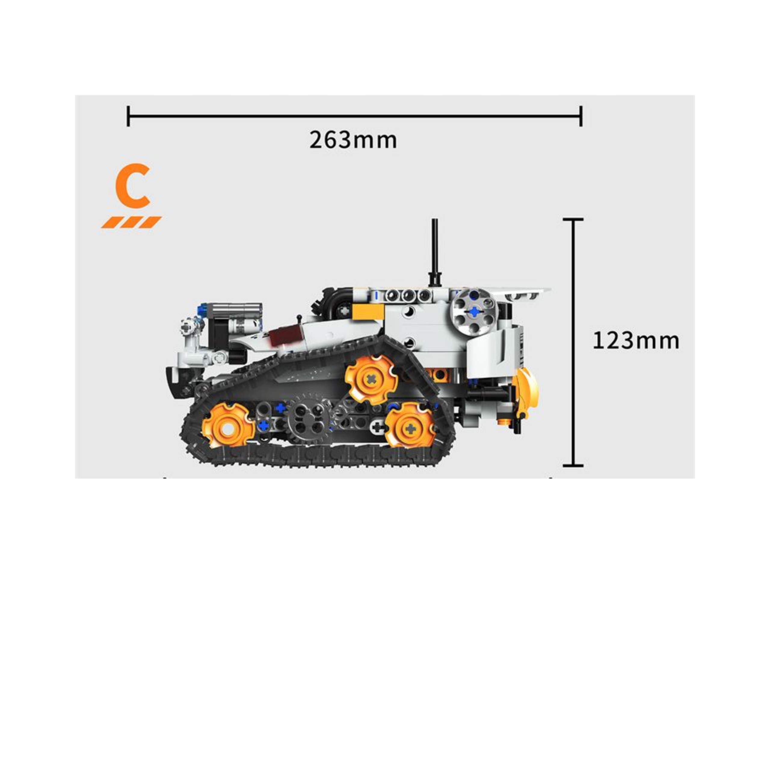 Klocki konstrukcyjne 5w1 Zdalnie sterowane Zestaw RC Robotów i Maszyn pilot