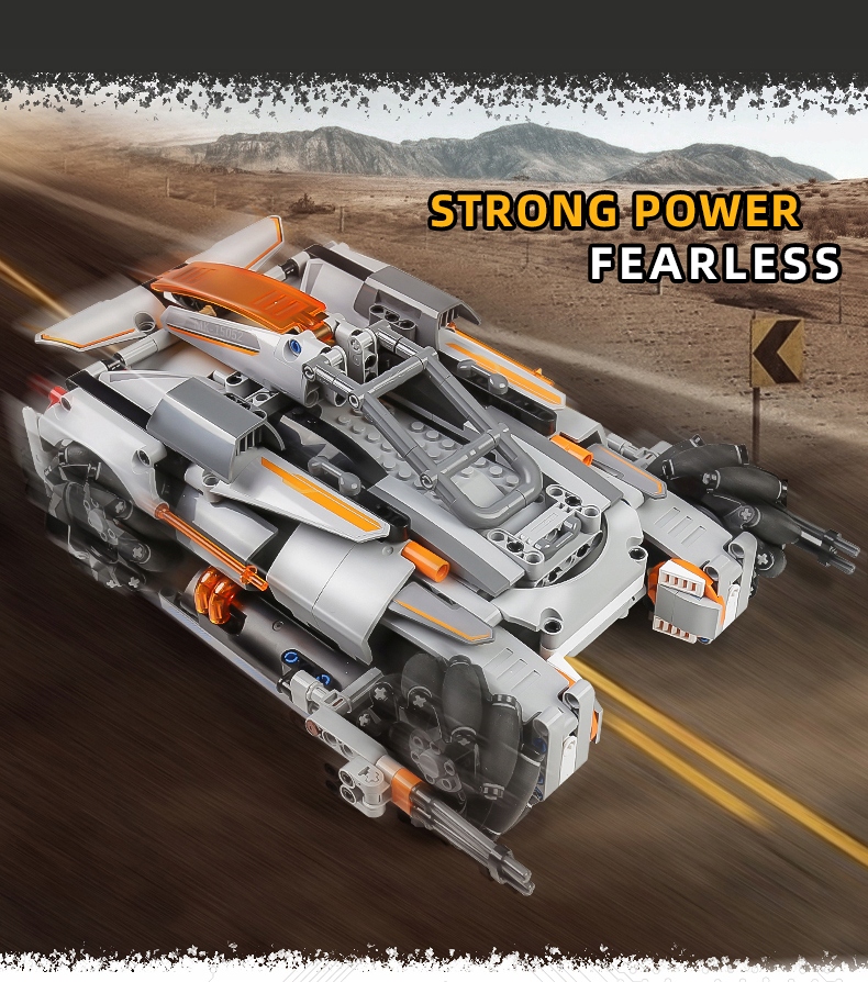 Zdalnie Sterowany Samochód RC 626 Klocków Technic Burza piaskowa Racing Car