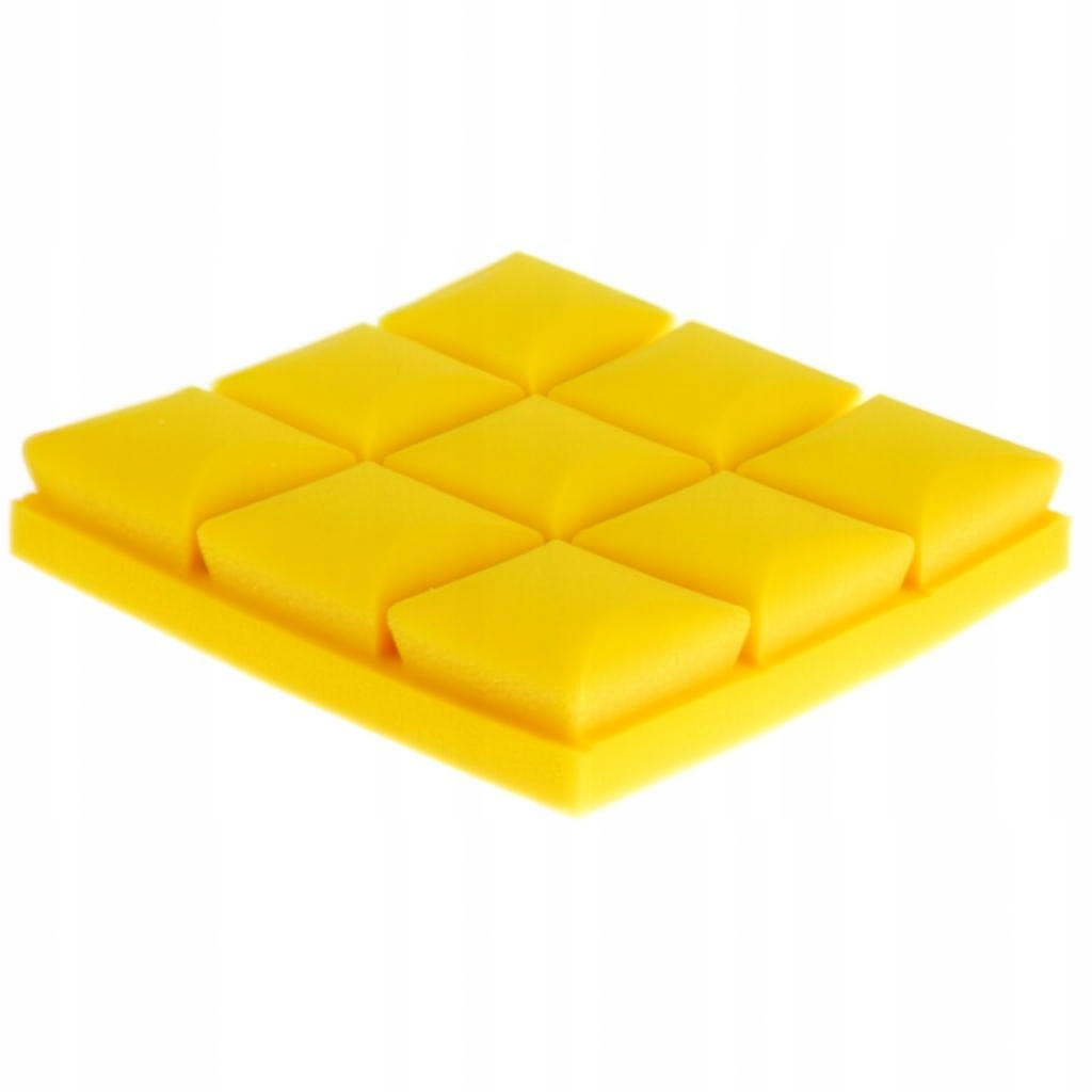 Pianka akustyczna KOSTKA wypukła 30x30x5 cm Panel wygłuszający BUFFO Żółty