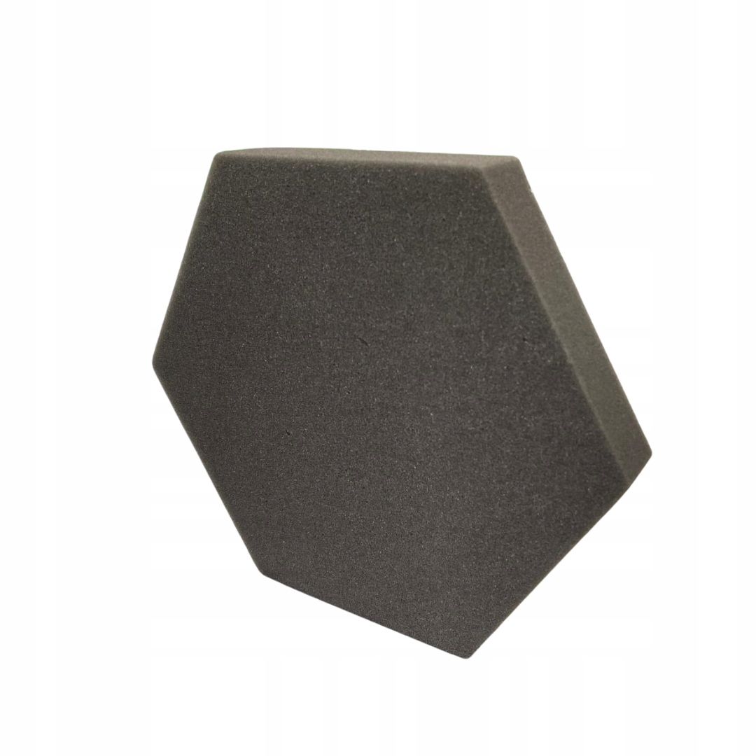 Pianka akustyczna | Gąbka wygłuszająca HEXAGON 32x28x3 cm - grafitowa