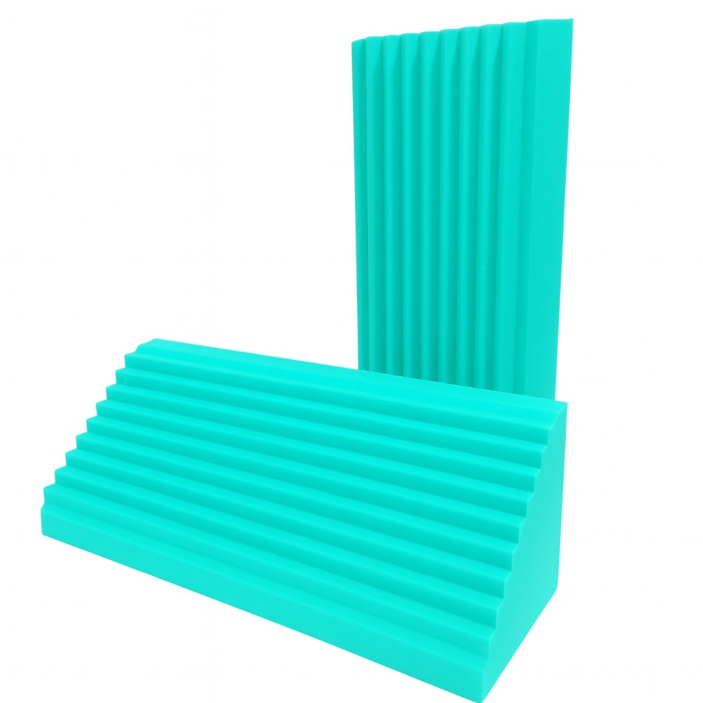 PUŁAPKA BASOWA ĆWIERĆWALEC WYGŁUSZENIE | Wys.100 cm | R: 200 mm Turkusowy