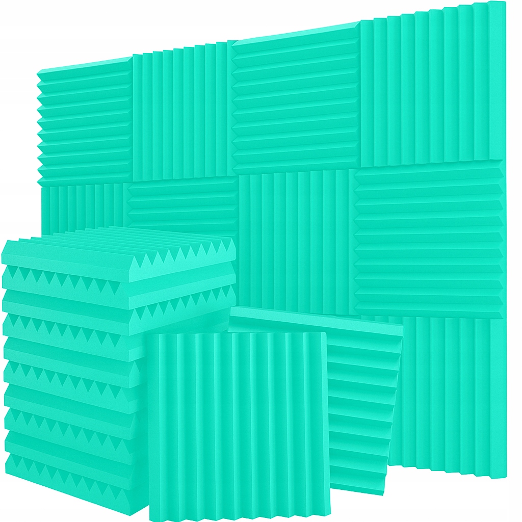 PIANKA MATA GĄBKA WYGŁUSZAJĄCA AKUSTYCZNA 3 m2 Studio nagrań | Turkusowy