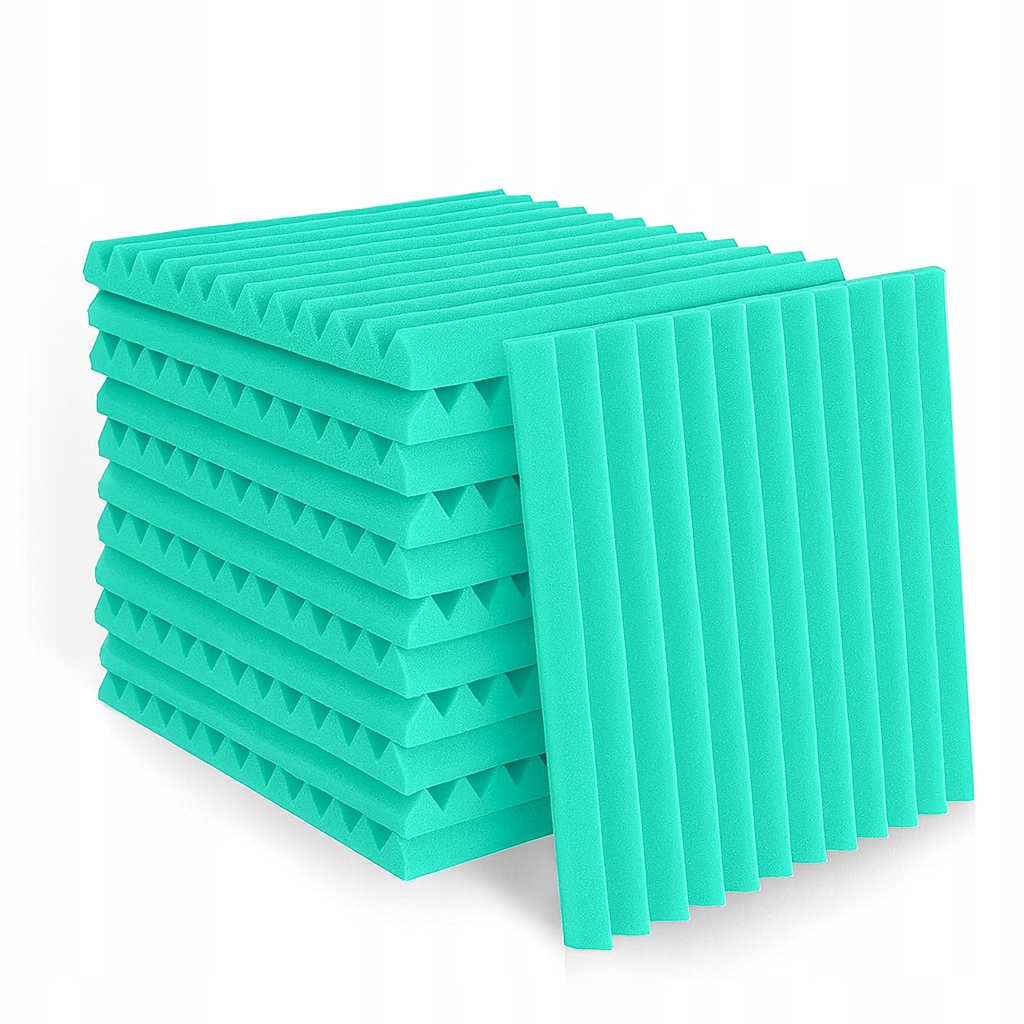 PIANKA MATA GĄBKA WYGŁUSZAJĄCA AKUSTYCZNA 3 m2 Studio nagrań | Turkusowy