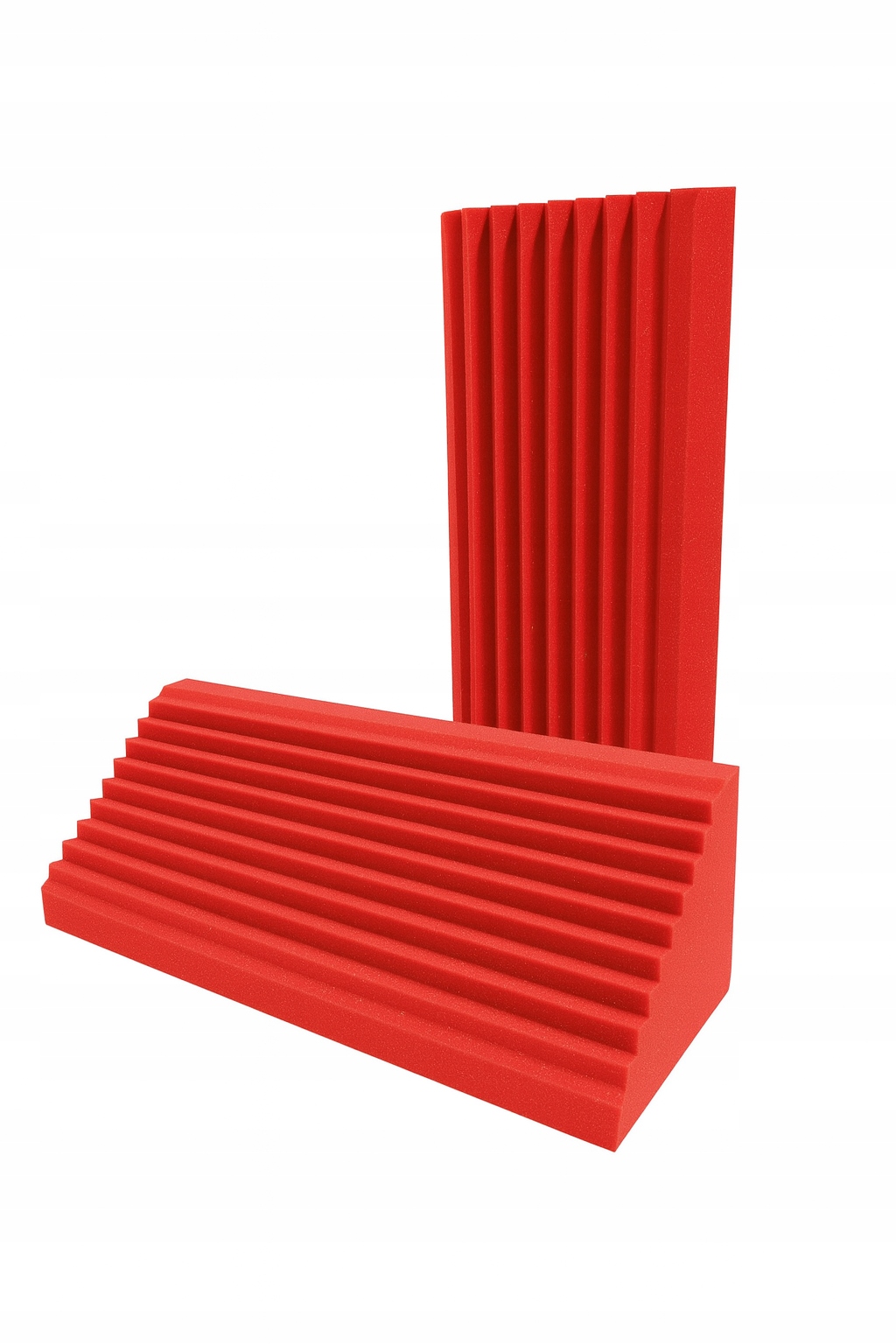 PUŁAPKA BASOWA ĆWIERĆWALEC WYGŁUSZENIE | Wys.100 cm | R: 200 mm Czerwona