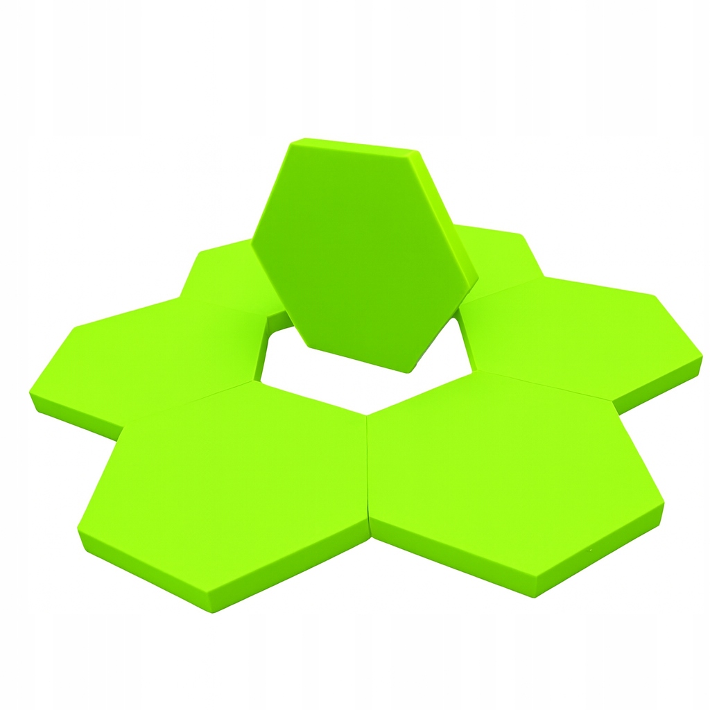 Pianka akustyczna | Gąbka wygłuszająca HEXAGON 32x28x3 cm - zielony