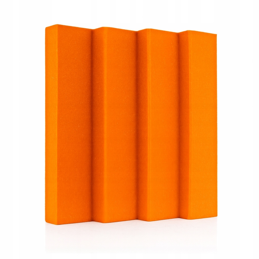 PANEL AKUSTYCZNY WYGŁUSZAJĄCY WAVE 30x30x5,5 CM - pomarańczowy