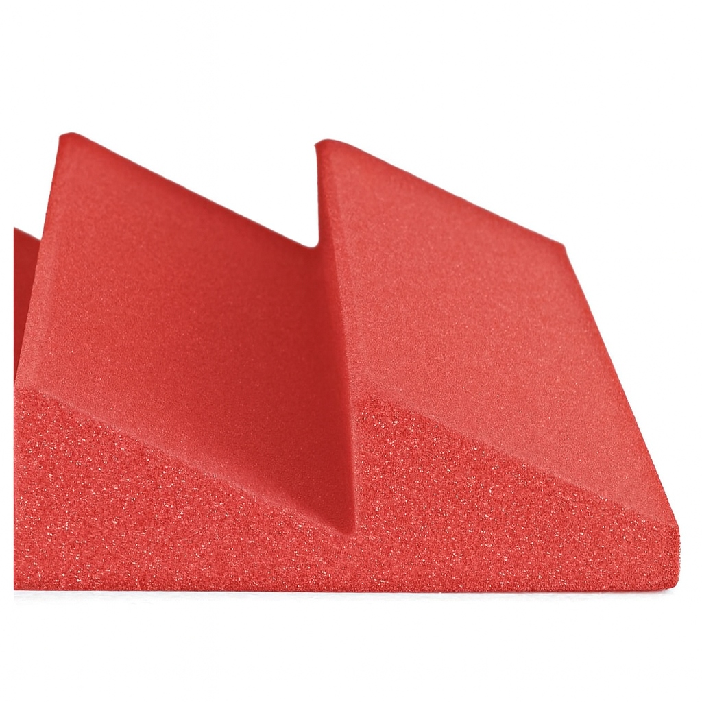 PANEL AKUSTYCZNY WYGŁUSZAJĄCY WAVE 30x30x5,5 CM - czerwony