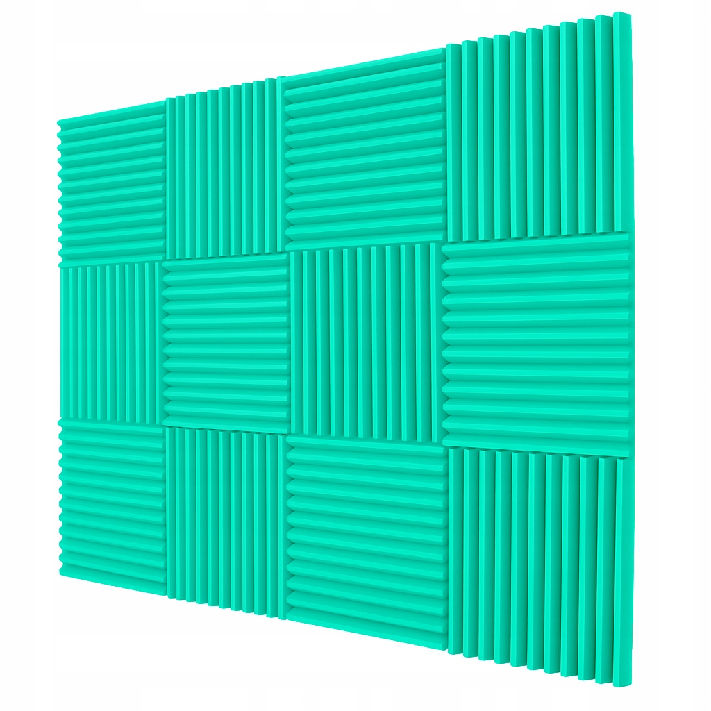 PIANKA MATA GĄBKA WYGŁUSZAJĄCA AKUSTYCZNA 3 m2 Studio nagrań | Turkusowy