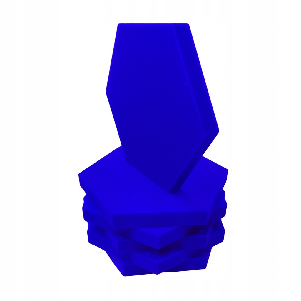 Pianka akustyczna | Gąbka wygłuszająca HEXAGON 32x28x3 cm - fioletowy