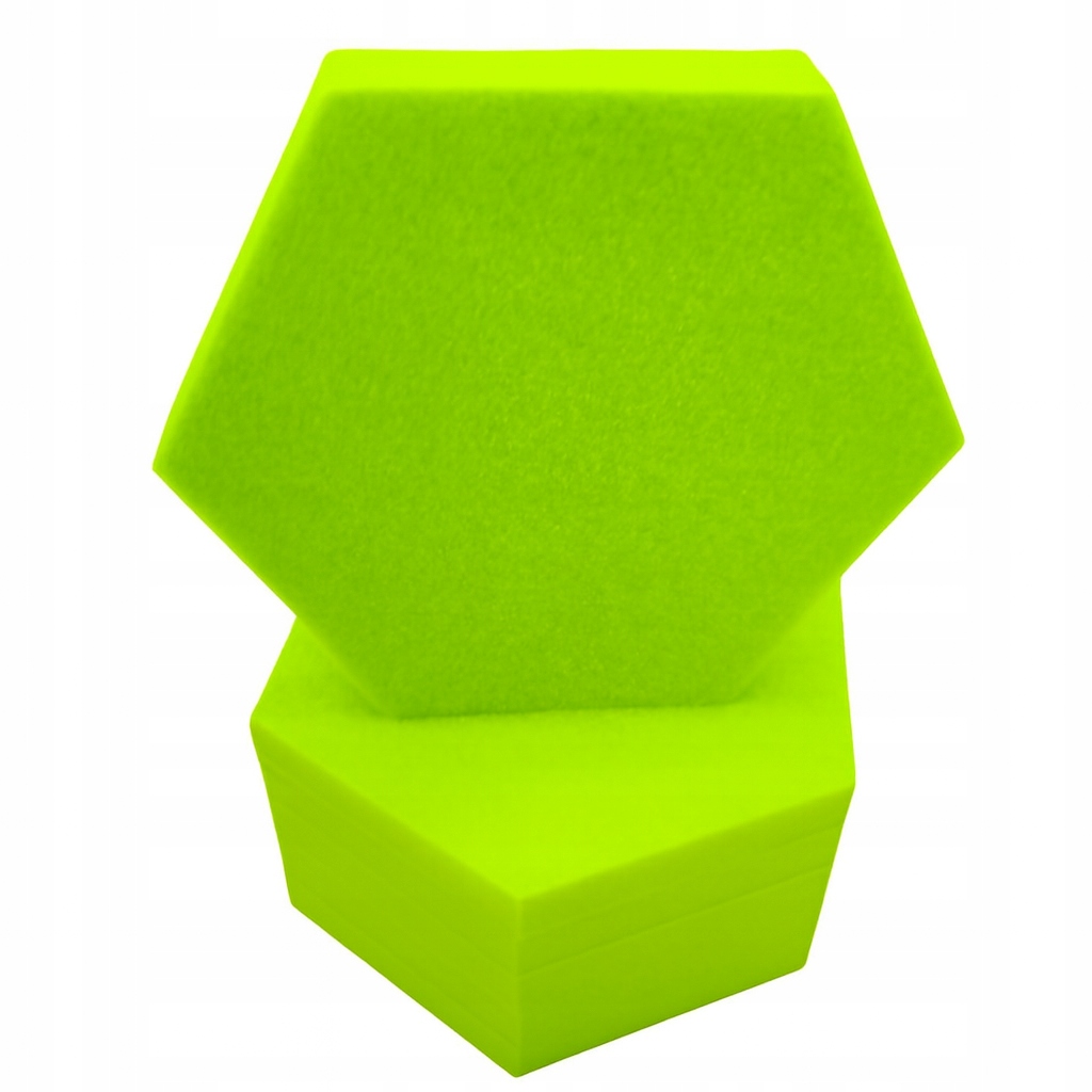 Pianka akustyczna | Gąbka wygłuszająca HEXAGON 32x28x3 cm - zielony