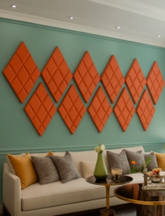 Pianka akustyczna KOSTKA wypukła 30x30x5 cm Panel wygłuszający BUFFO