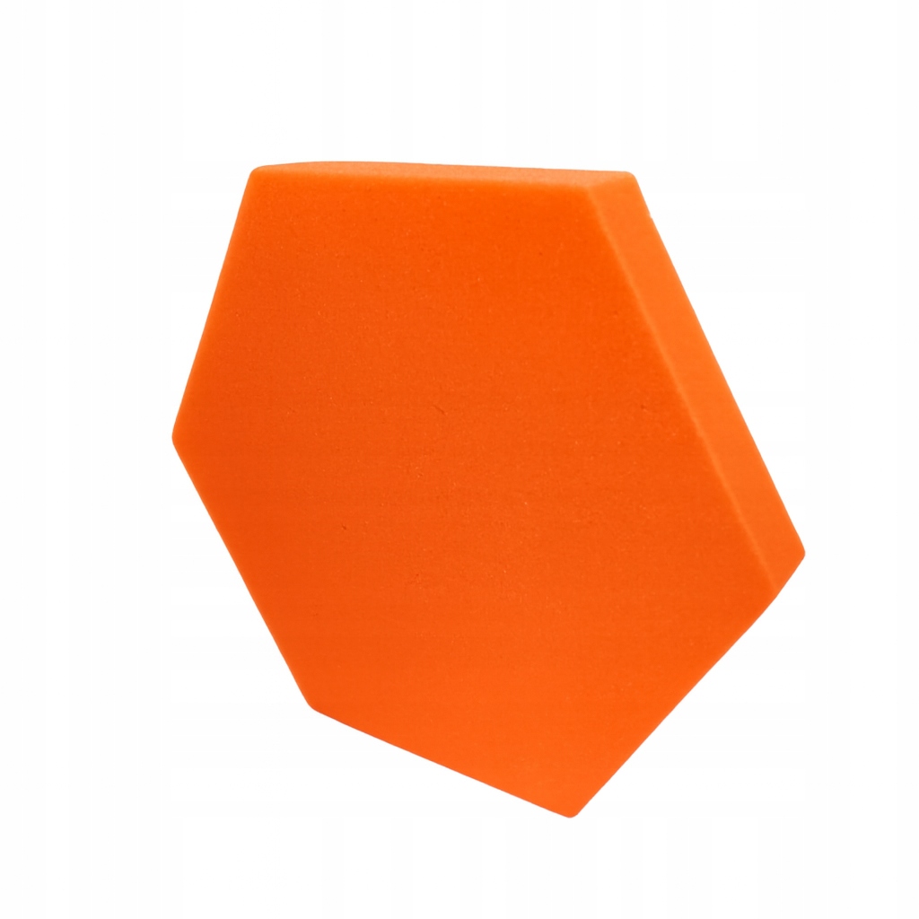 Pianka akustyczna | Gąbka wygłuszająca HEXAGON 32x28x3 cm - pomarańczowy
