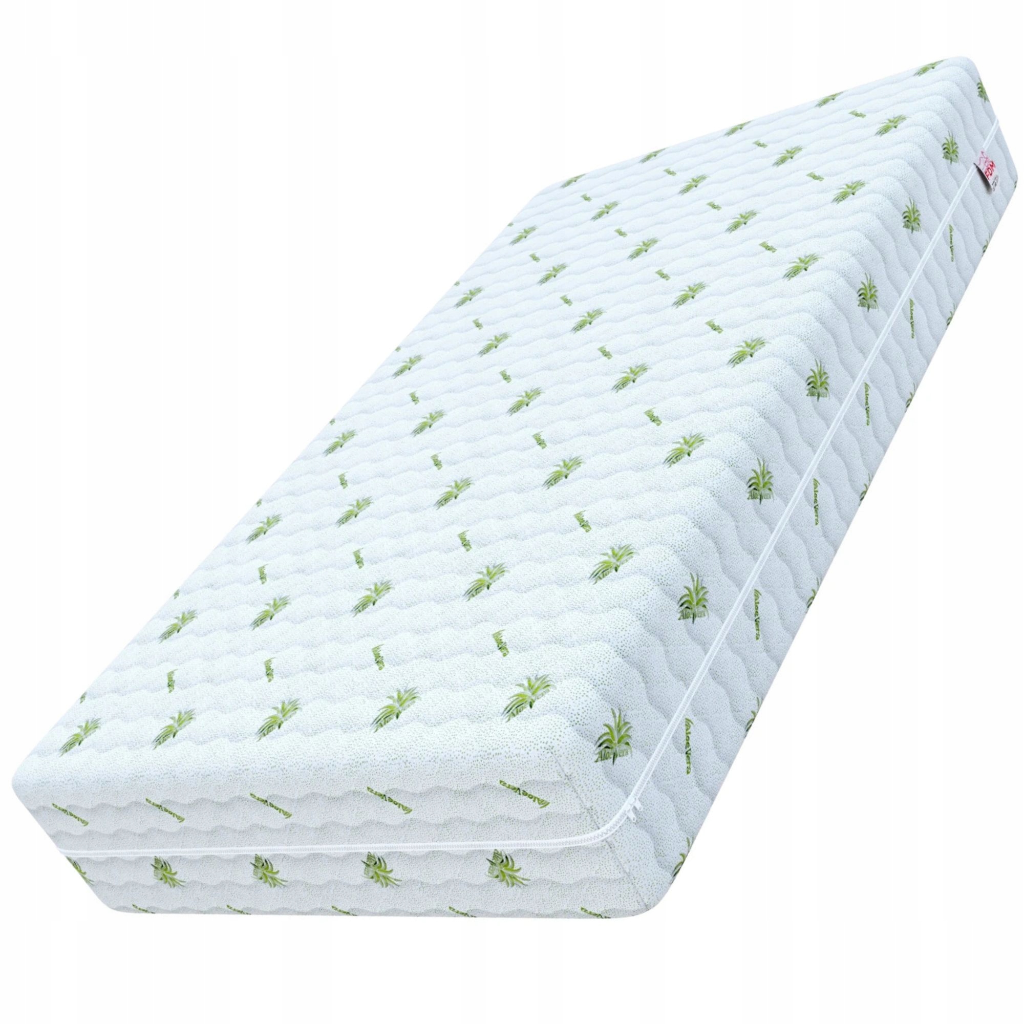 Materac sprężynowy NASĄCZONY ALOESEM 90 x 200 x 23cm H3, H4 MASUJĄCY PROFIL