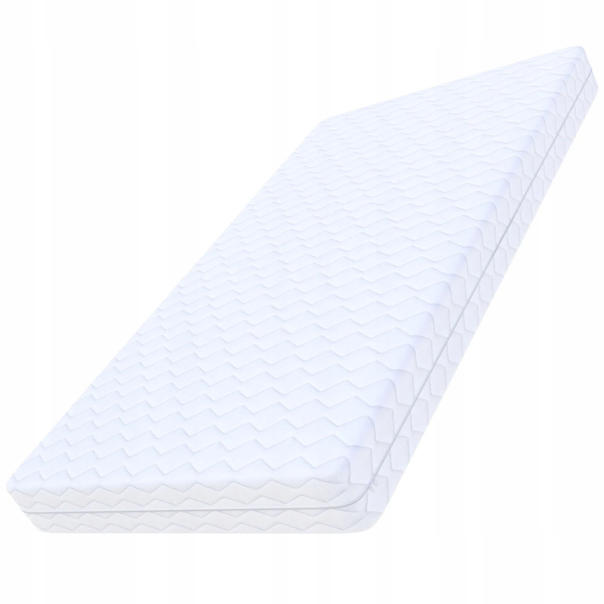 140x200 materac H3 12 cm pianka strefowa przewiewna z pokrowcem do prania