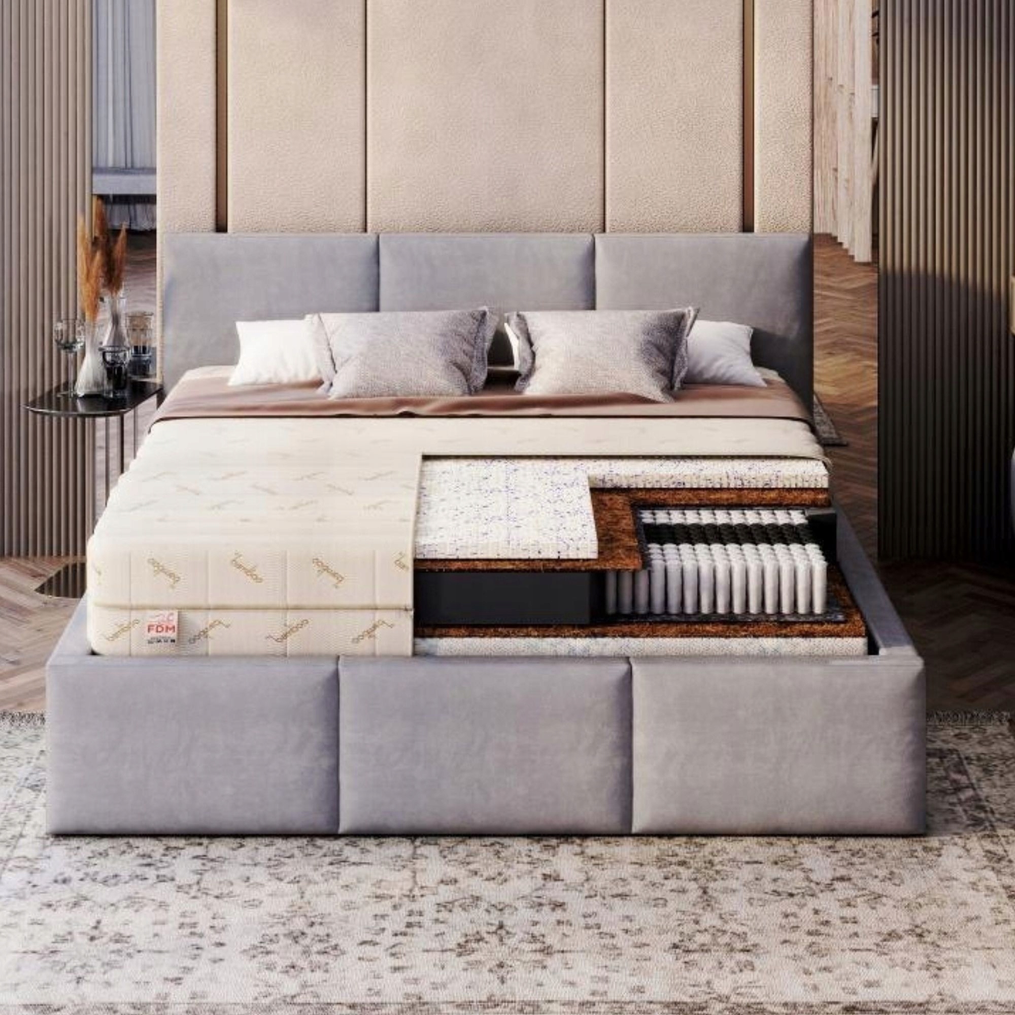 Materac 140 x 200 x 25 kokos, lateks, eucafeel H3 H4 EUCAFEL KOKOS LATEKS