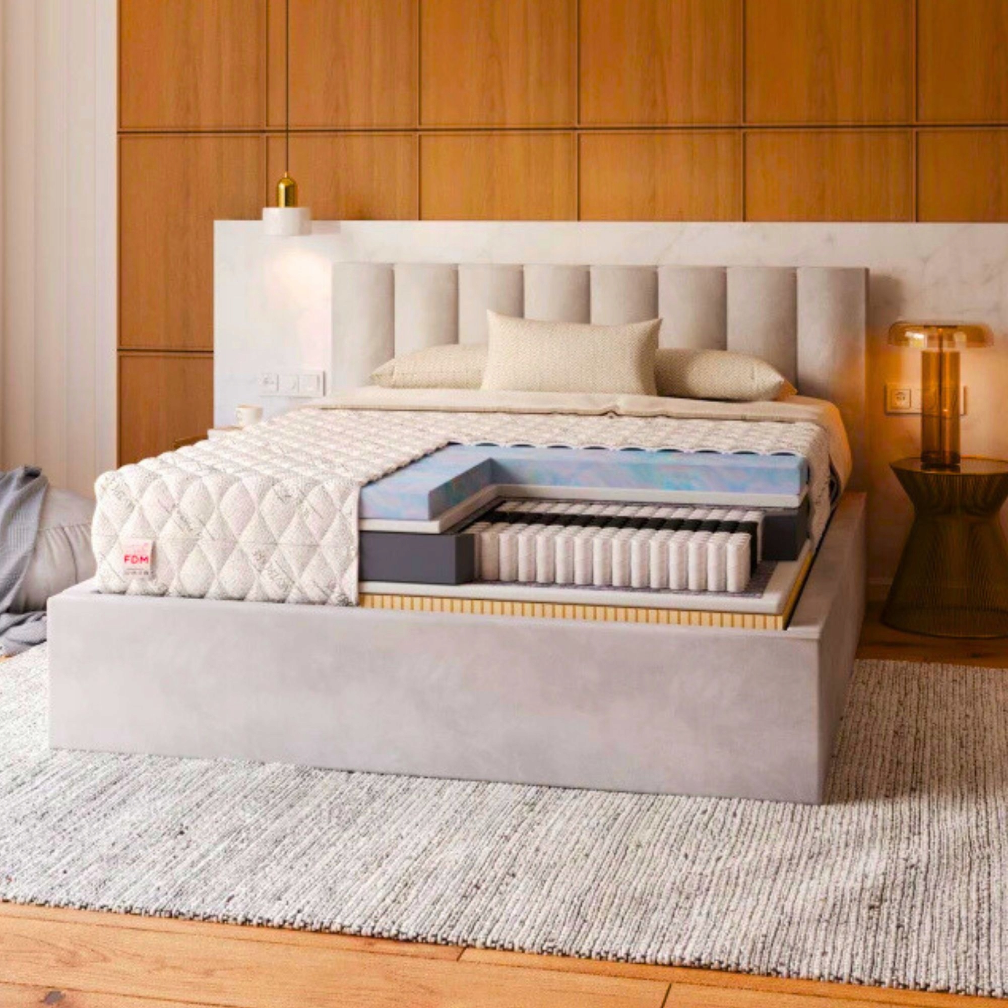 Materac LATEKS PAMIĘĆ KSZTAŁTU 80 x 200 x 29cm H2, H3 DLA ALERGIKA WYGODNY