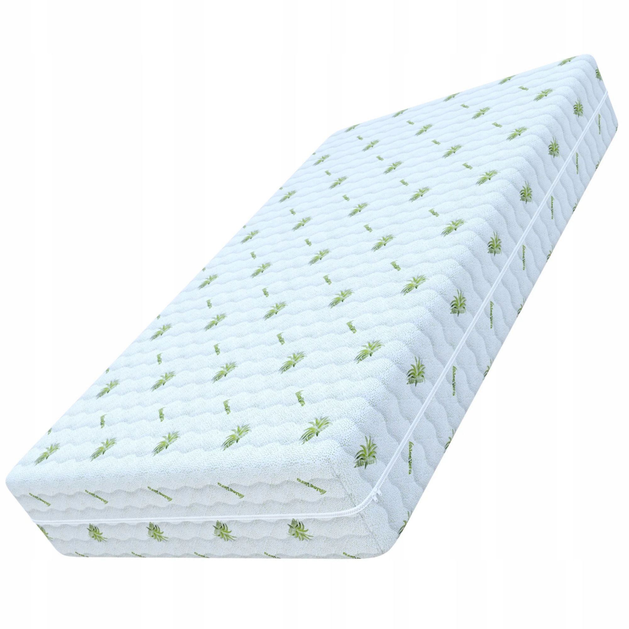 Materac PIANKOWY 90x200 x 14 cm H3, H4 PROFILOWANY WYCIĄG Z ALOESU HR