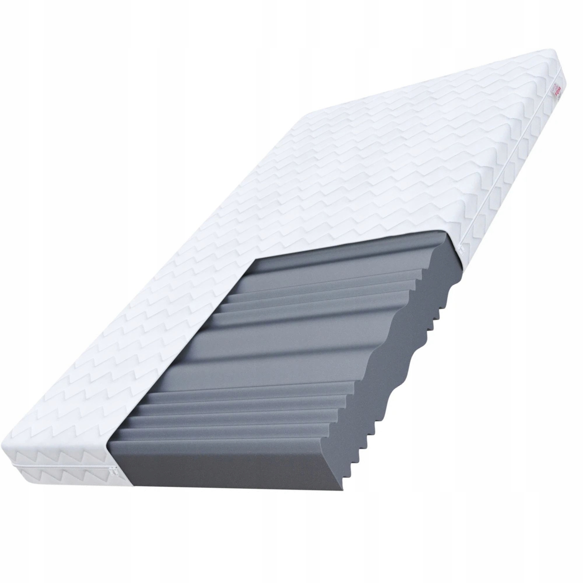 Materac MONOLITYCZNY piankowy 90 x 200 12cm H3PIANKA PROFILOWANA POD CIAŁO