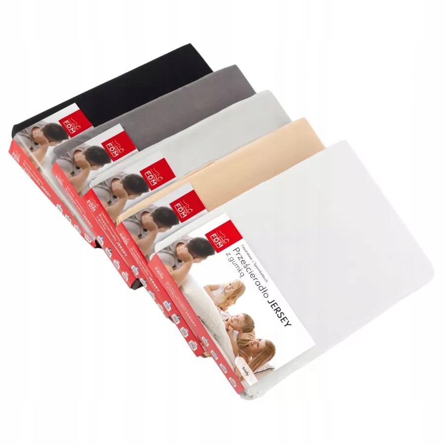 Prześcieradło z GUMKĄ na materac 120 x 200 - BIAŁE - 100% bawełna