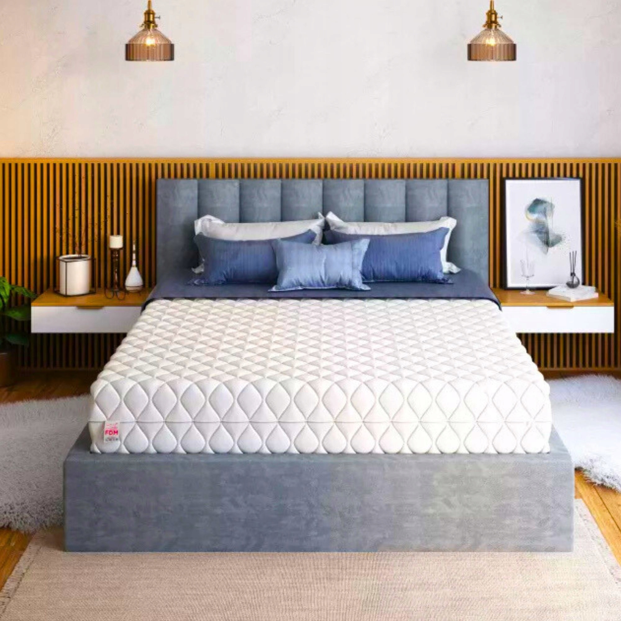 Materac KLASY PREMIUM 140 x 200 x 22cm H3, H4 WYSOKI PAMIĘĆ KSZTAŁTU KOKOS