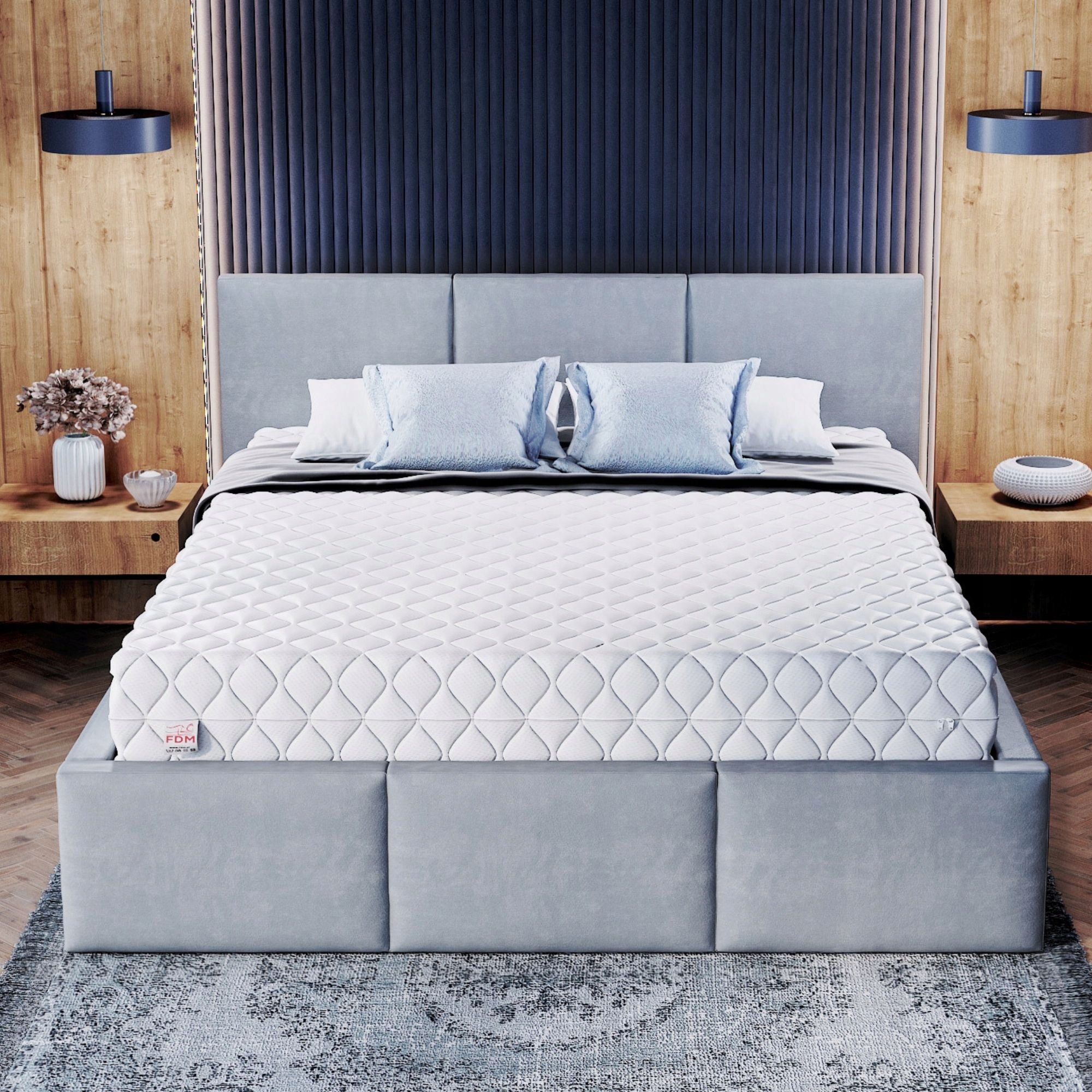 Materac sprężynowy 120 x 200 x 20cm H3 H4 ortopedyczny i przeciwodleżynowy