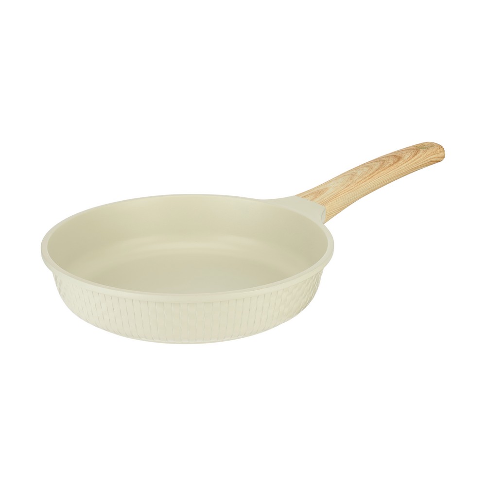 Beżowa patelnia RESTO Ran 93809 o średnicy 24 cm