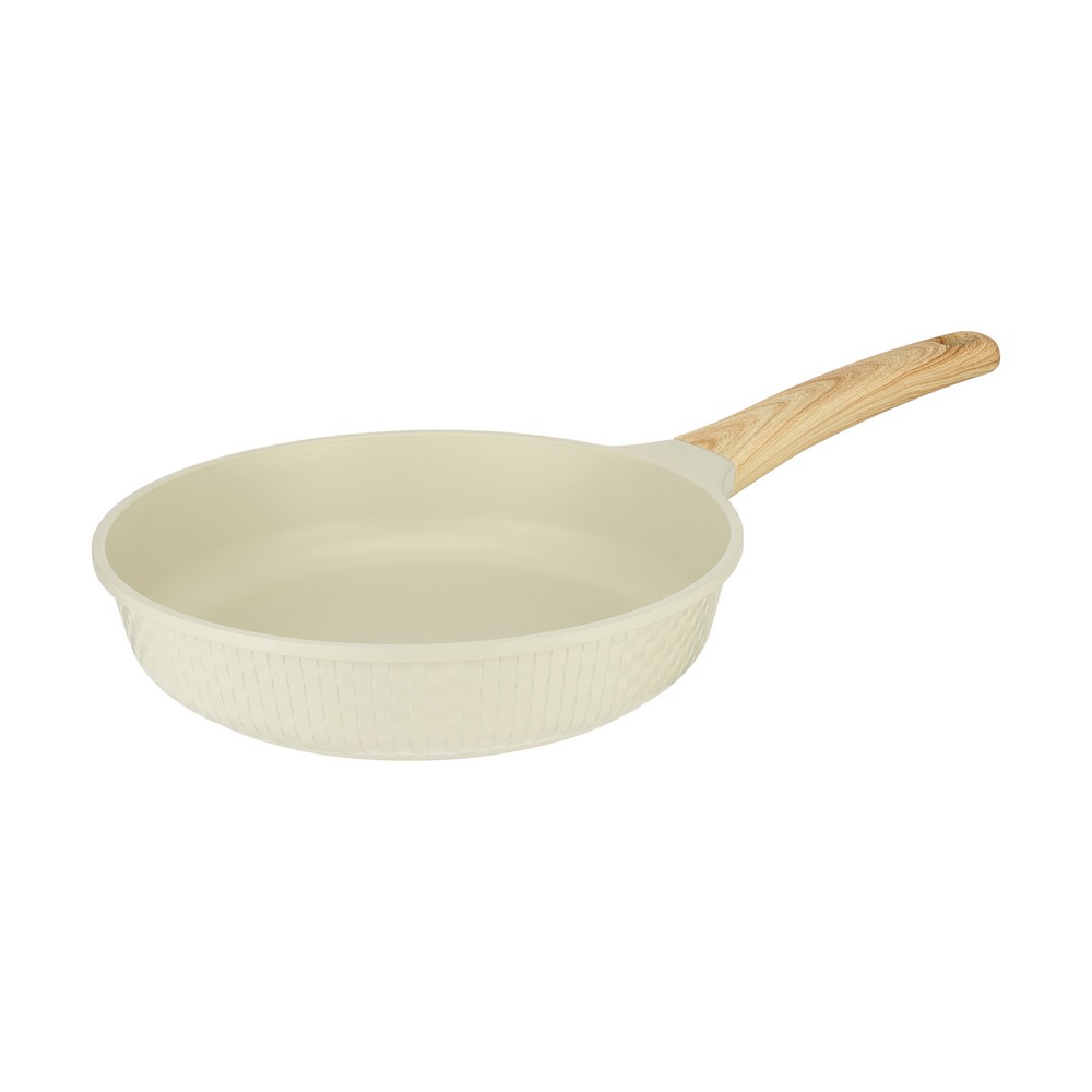 Beżowa patelnia RESTO Ran 93810 o średnicy 26 cm