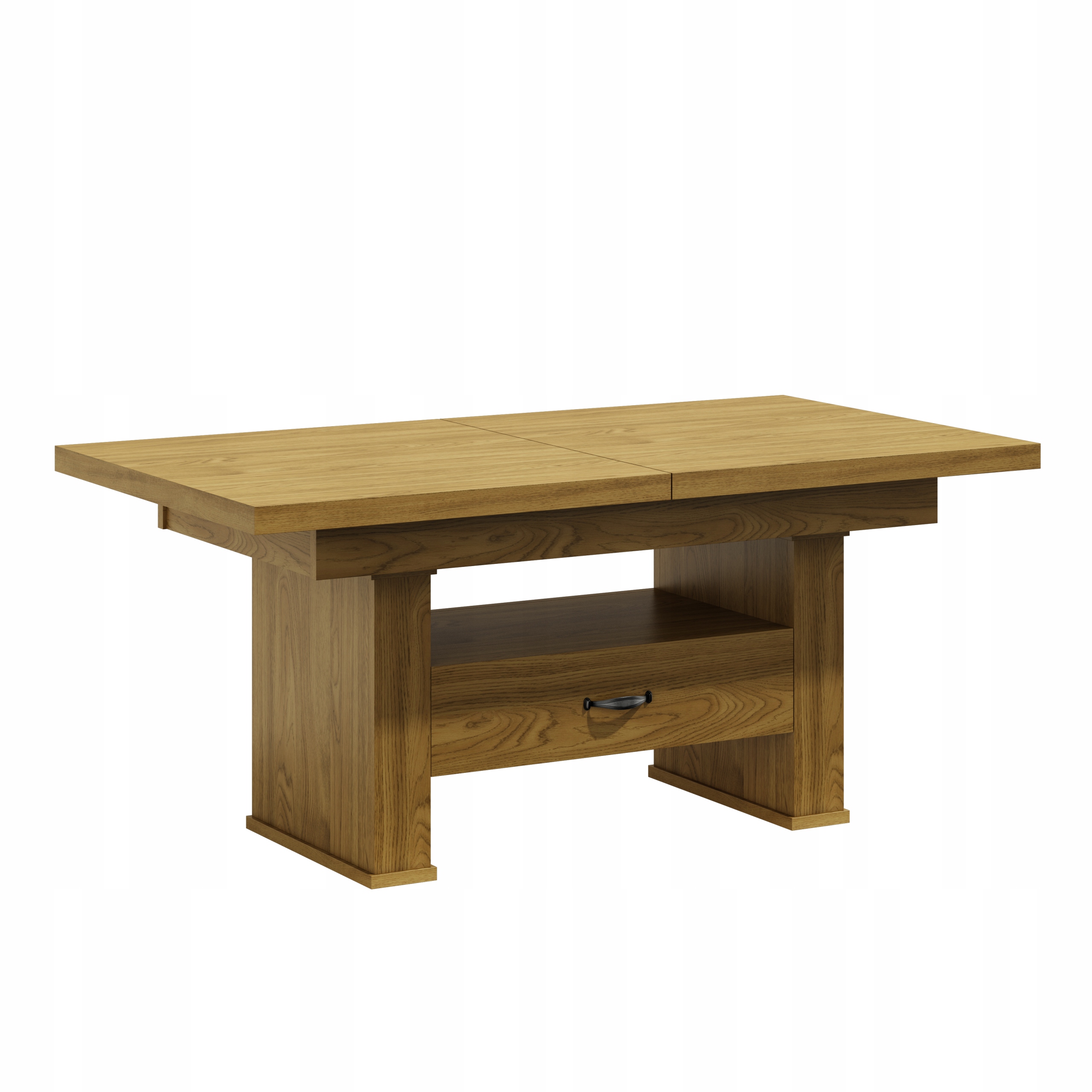 ŁAWA,ŁAWOSTÓŁ ROZKŁADANY Z SZUFLADĄ WENGE