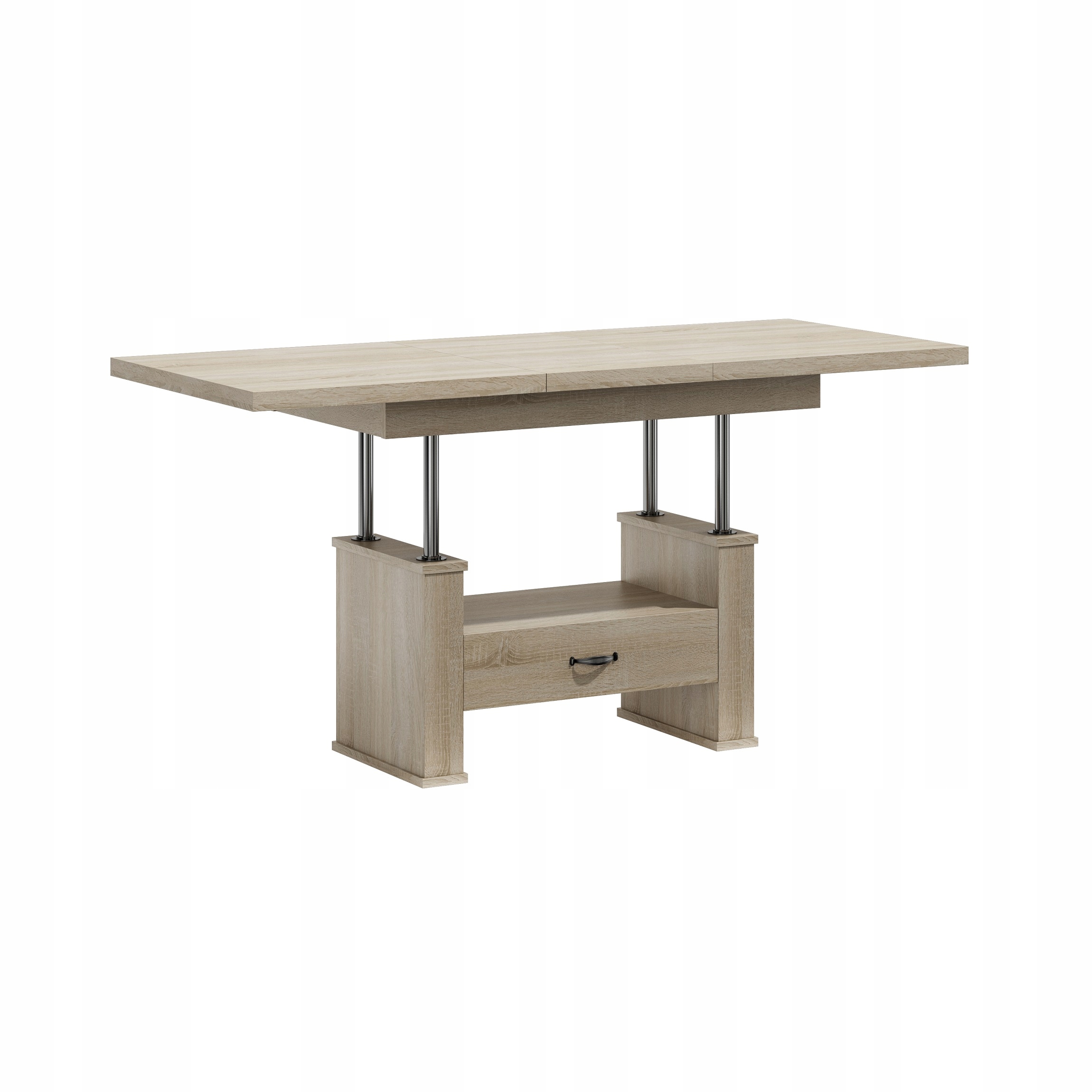 ŁAWA,ŁAWOSTÓŁ ROZKŁADANY Z SZUFLADĄ WENGE