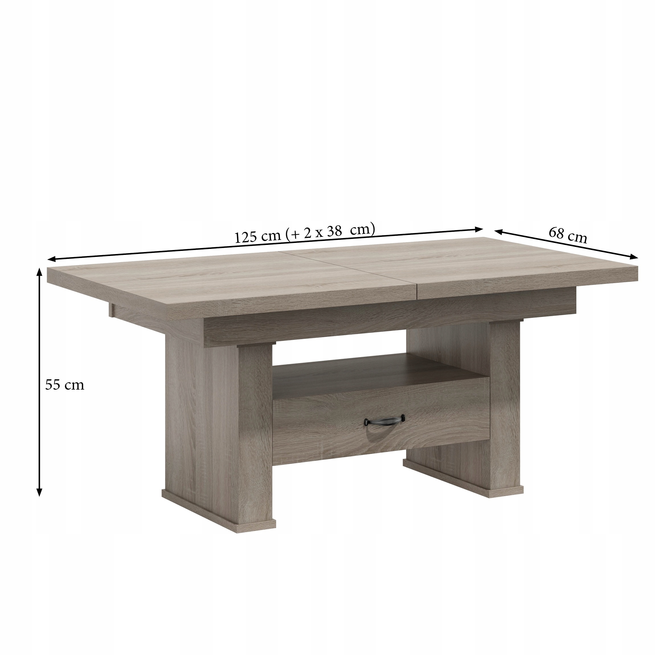 ŁAWA,ŁAWOSTÓŁ ROZKŁADANY Z SZUFLADĄ OLCHA