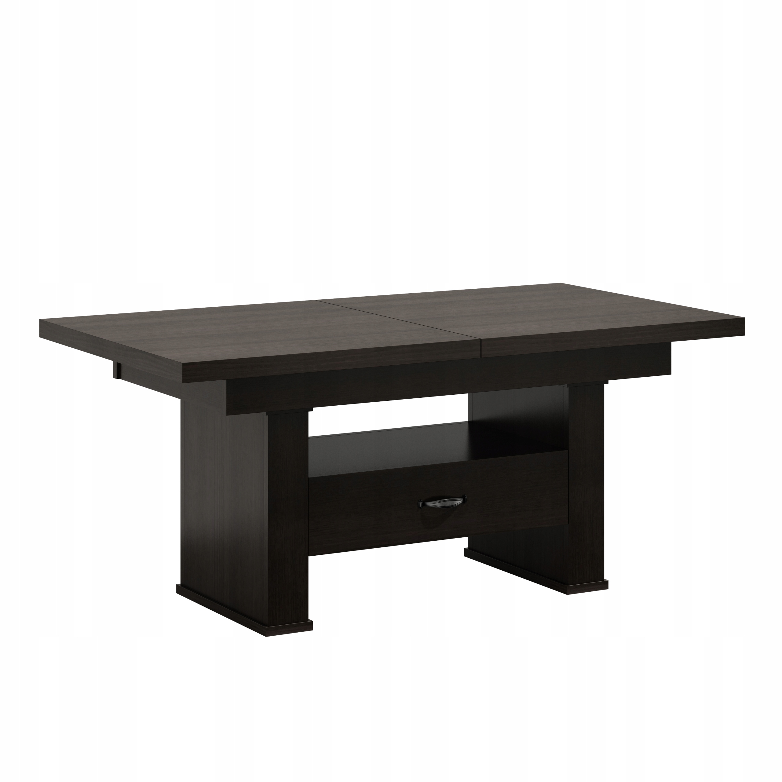 ŁAWA,ŁAWOSTÓŁ ROZKŁADANY Z SZUFLADĄ WENGE