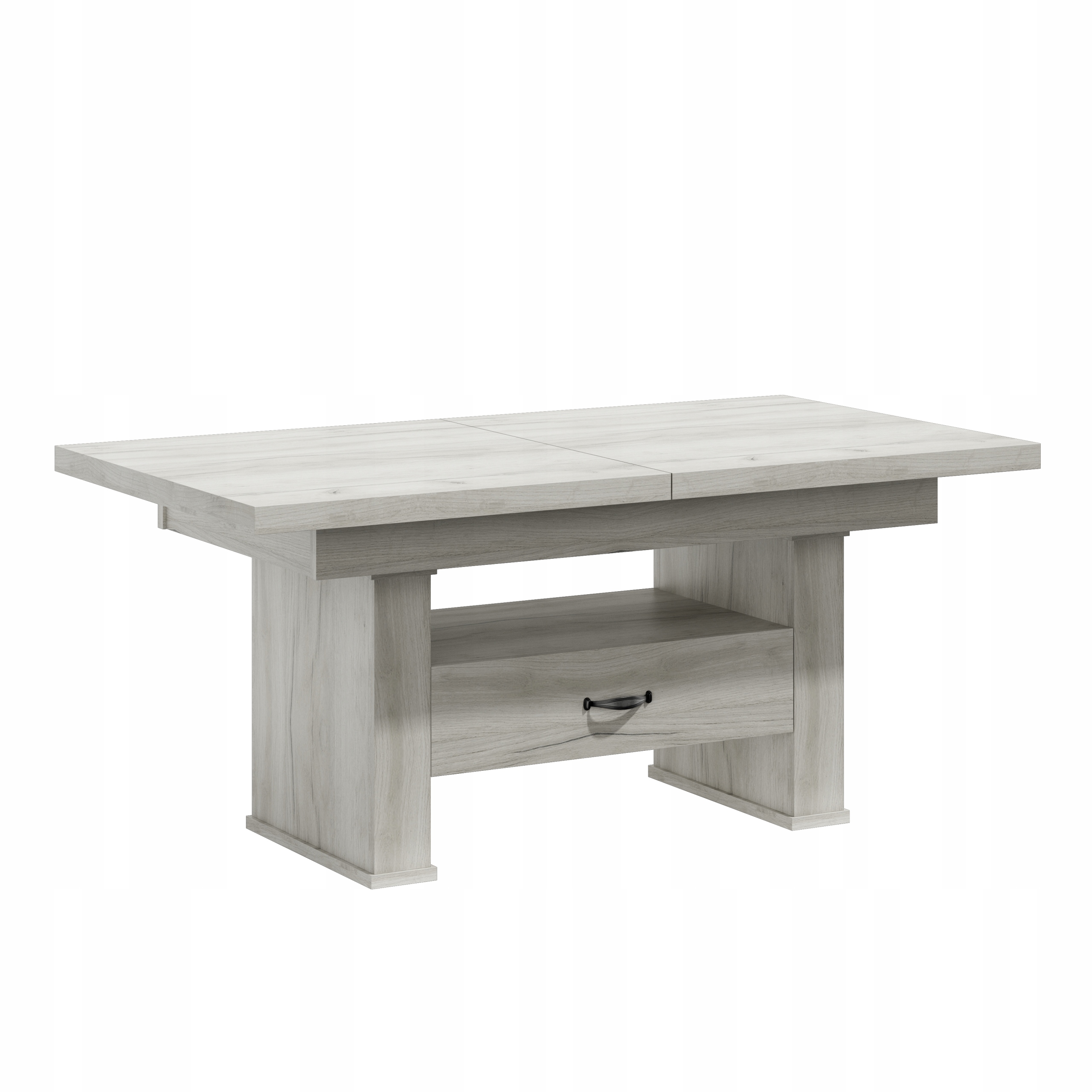 ŁAWA,ŁAWOSTÓŁ ROZKŁADANY Z SZUFLADĄ WENGE