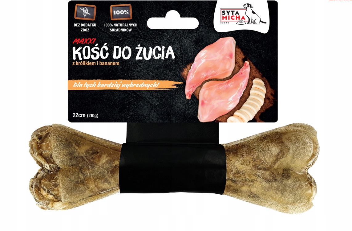 kość do żucia maxxi 22 cm wybredne psy syta micha