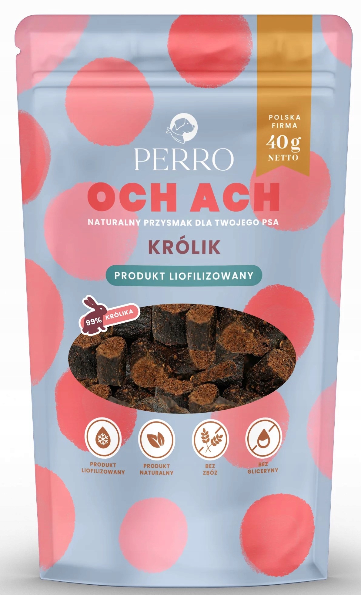 perro. och ach królik przysmaki liofilizowane 40g perro. och ach królik przysmaki liofilizowane 40g