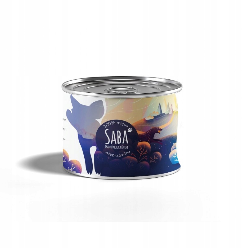saba. karma mokra wieprzowina 100% mięsa 410 g saba. karma mokra wieprzowina 100% mięsa 410 g