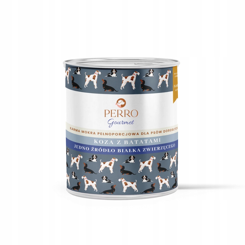 perro. karma mokra gourmet koza z batatami dla psów dorosłych 800g perro. karma mokra gourmet koza z batatami dla psów dorosłych 800g
