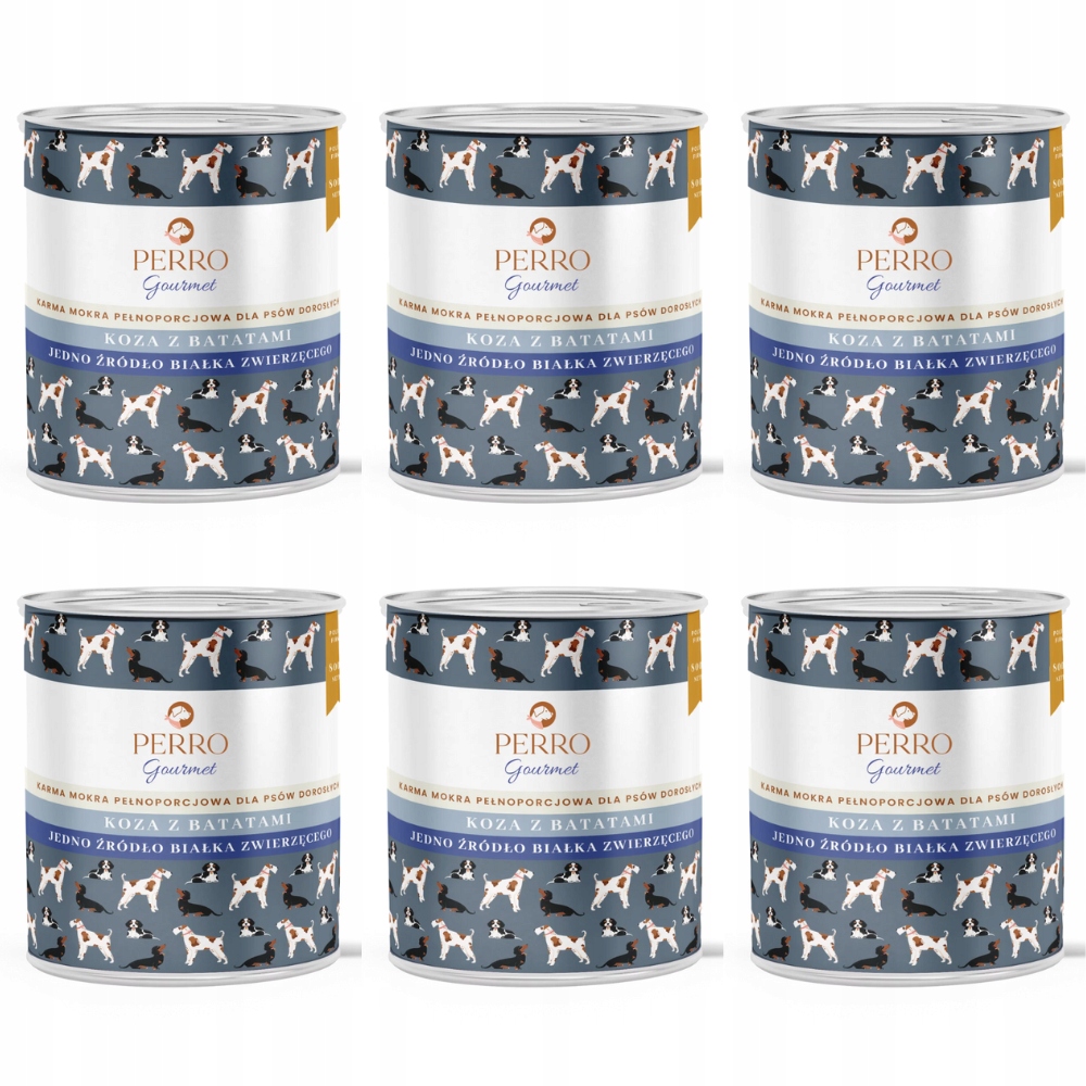 perro. karma mokra gourmet koza z batatami dla psów dorosłych 800g perro. karma mokra gourmet koza z batatami dla psów dorosłych 800g