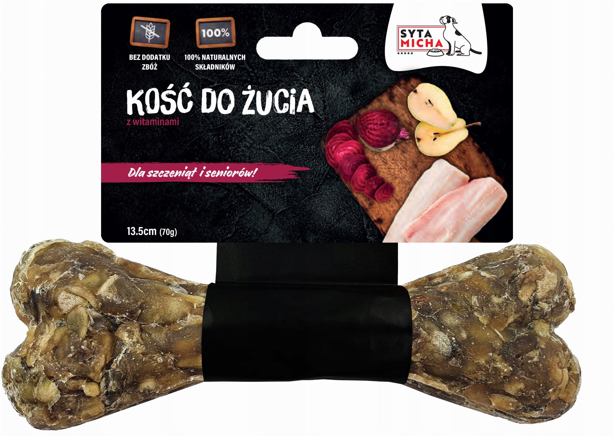 syta micha. kość do żucia dla szczeniąt 13,5 cm syta micha. kość do żucia dla szczeniąt 13,5 cm