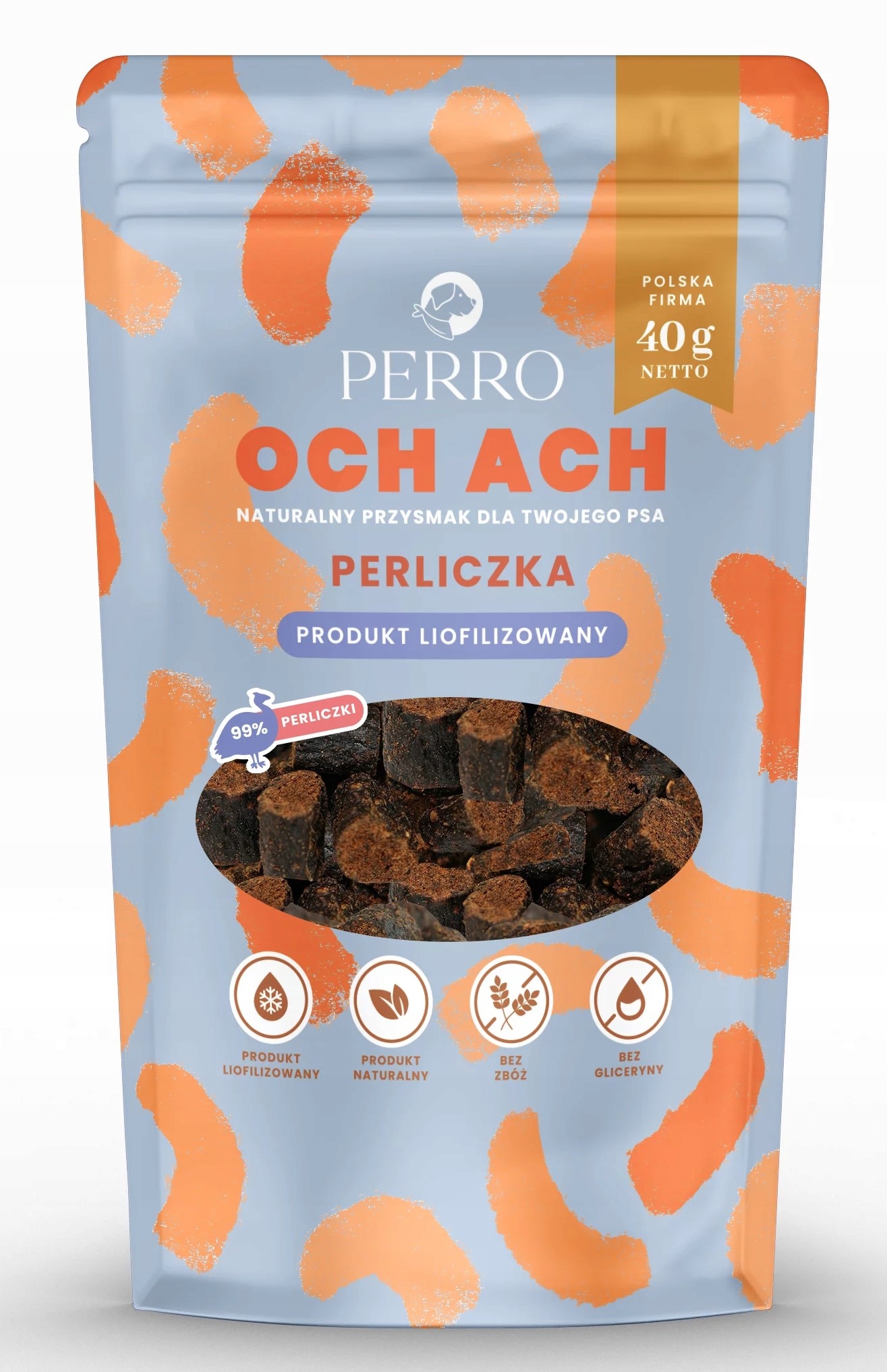 perro. och ach perliczka przysmaki liofilizowane 40g perro. och ach perliczka przysmaki liofilizowane 40g