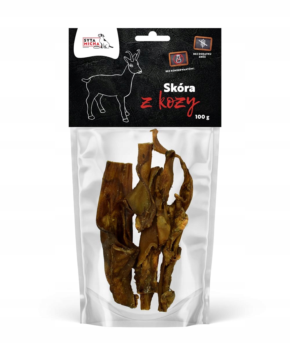 syta micha skóra z kozy dla psa 100g syta micha skóra z kozy dla psa 100g