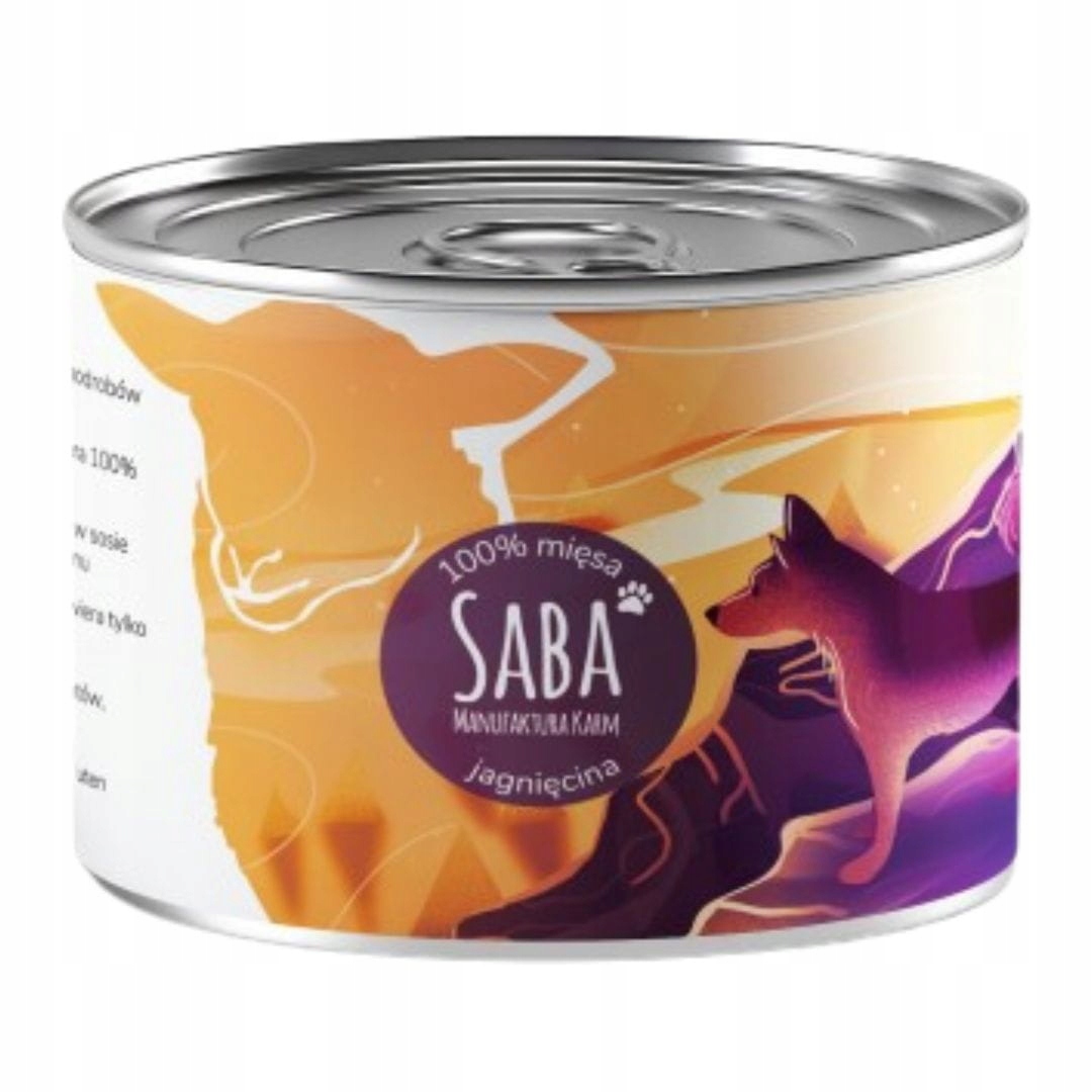 saba. karma mokra jagnięcina 410 g saba. karma mokra jagnięcina 410 g