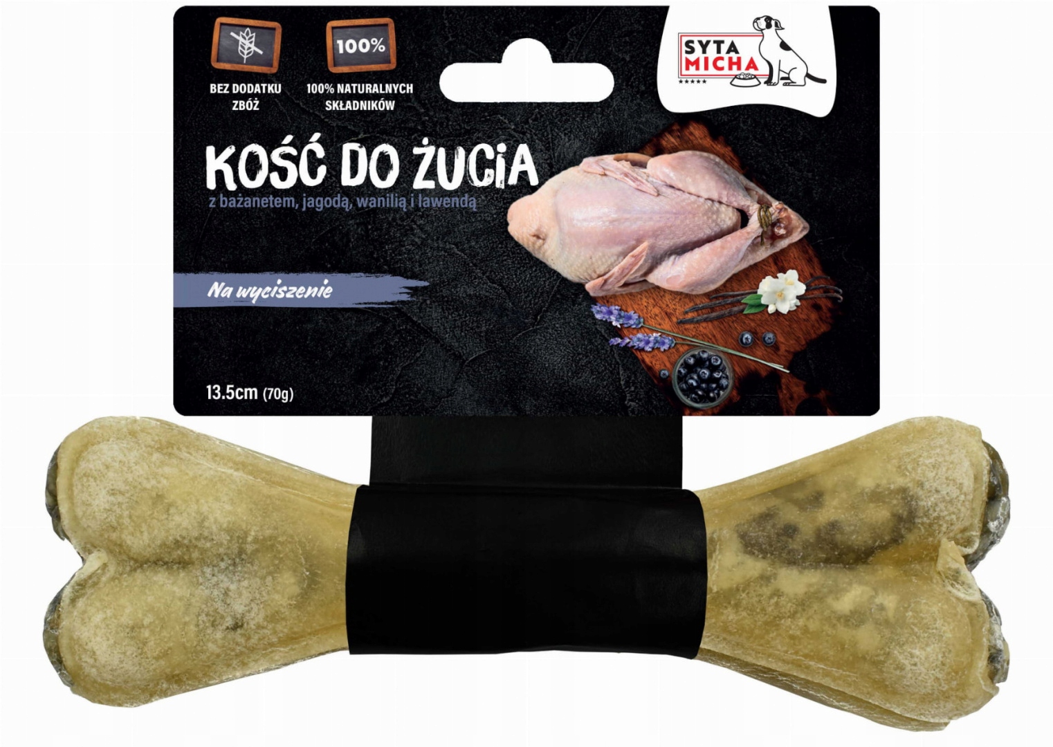 syta micha. kość do żucia dla psa na wyciszenie 13,5 cm syta micha. kość do żucia dla psa na wyciszenie 13,5 cm