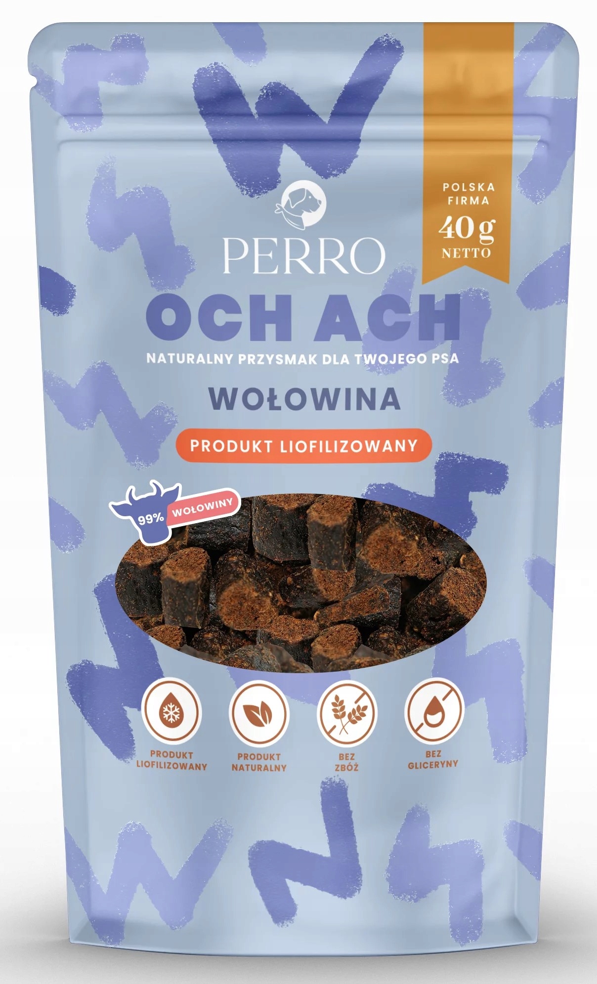 perro. och ach wołowina przysmaki liofilizowane 40g perro. och ach wołowina przysmaki liofilizowane 40g