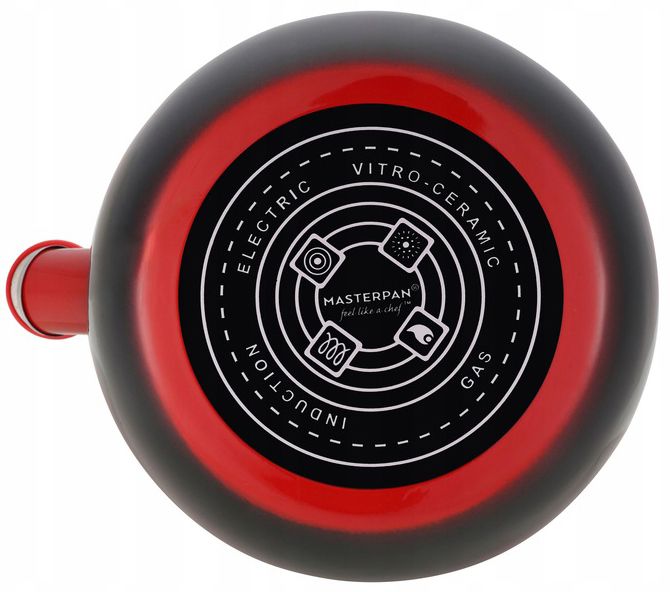 Czajnik emaliowany 2.2L z gwizdkiem. Masterpan MP-2506