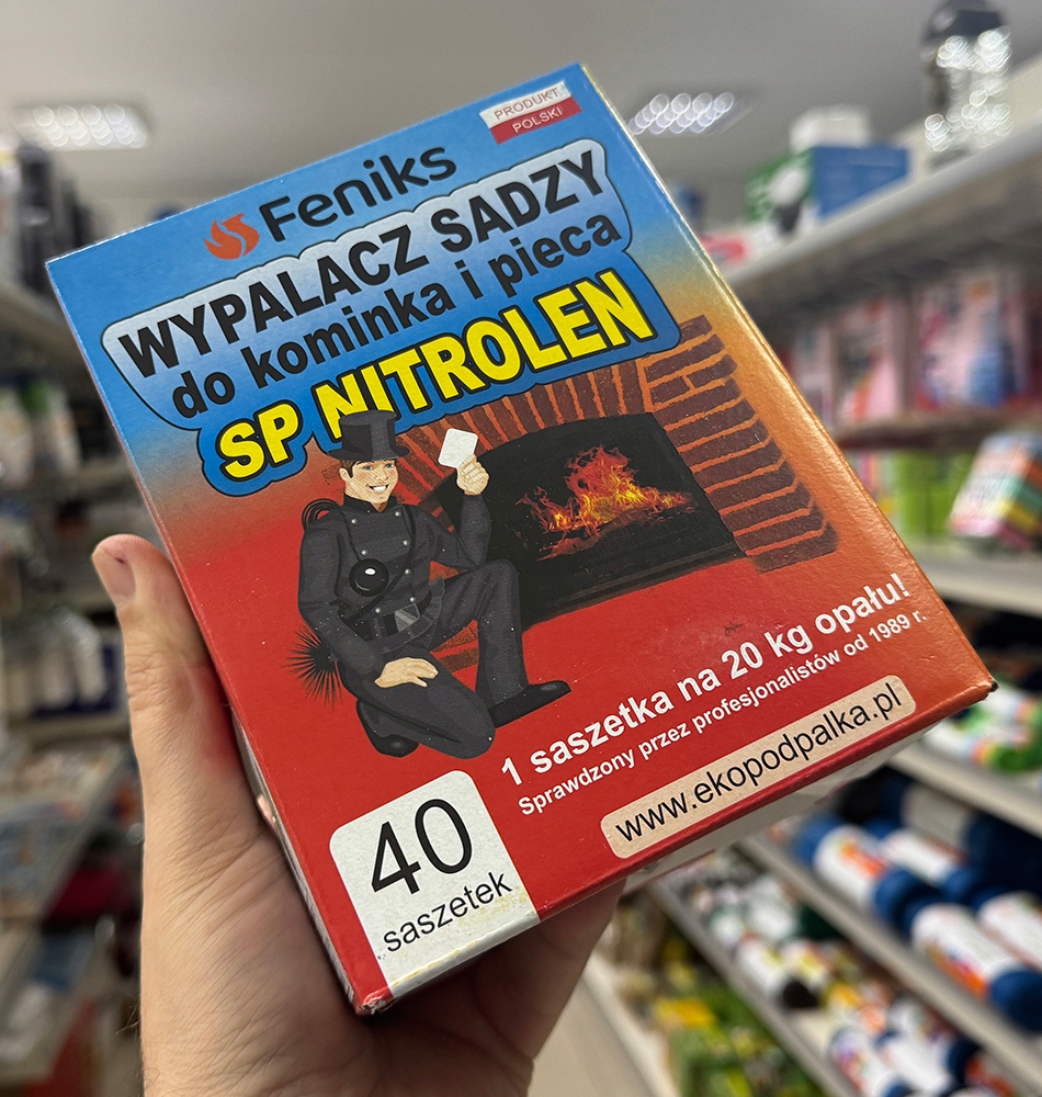 Wypalacz sadzy SP Nitrolen 40 saszetek po 10g. Bezpieczeństwo i oszczędność
